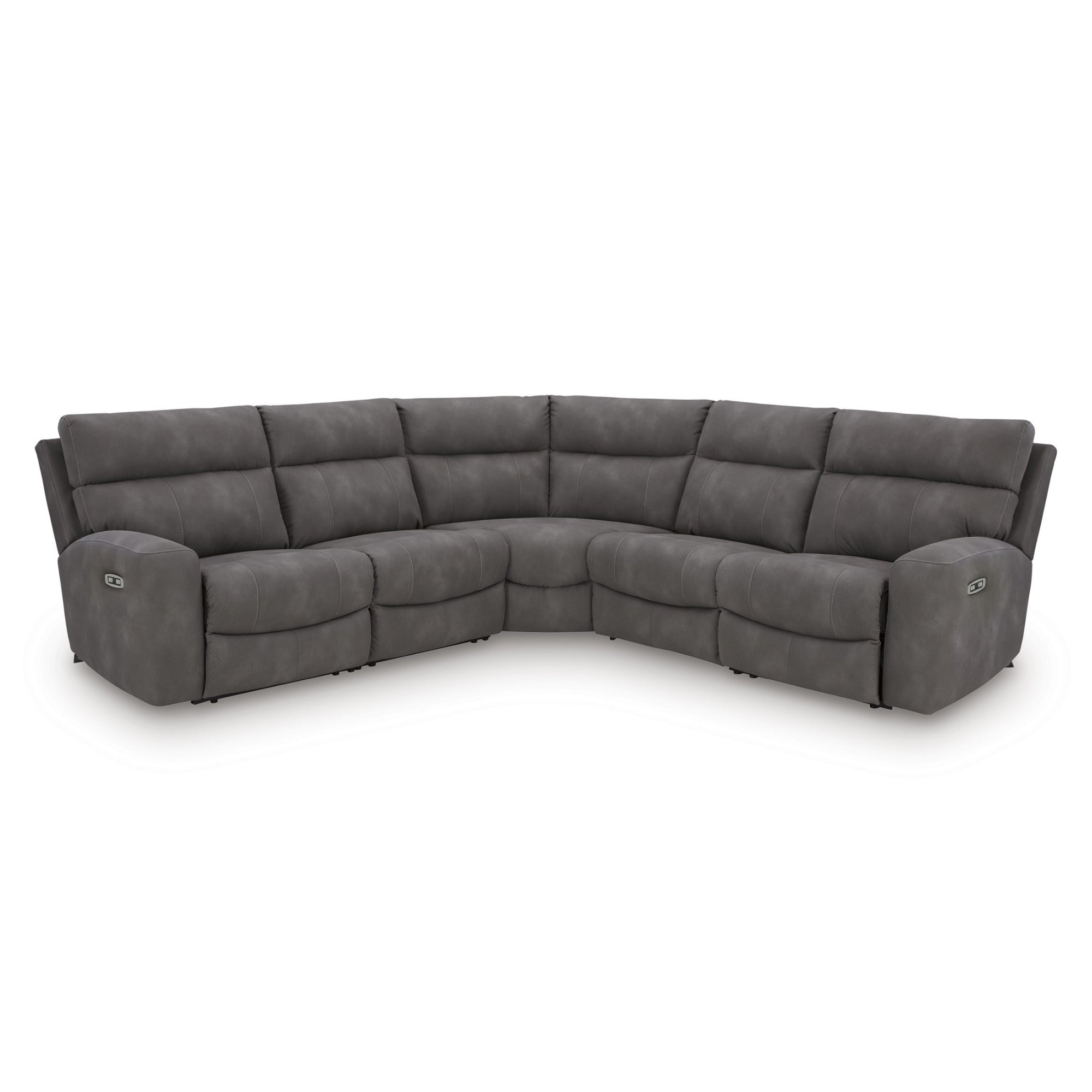 Next-Gen Durapella 5-Piece Power Reclining Sectional Slate