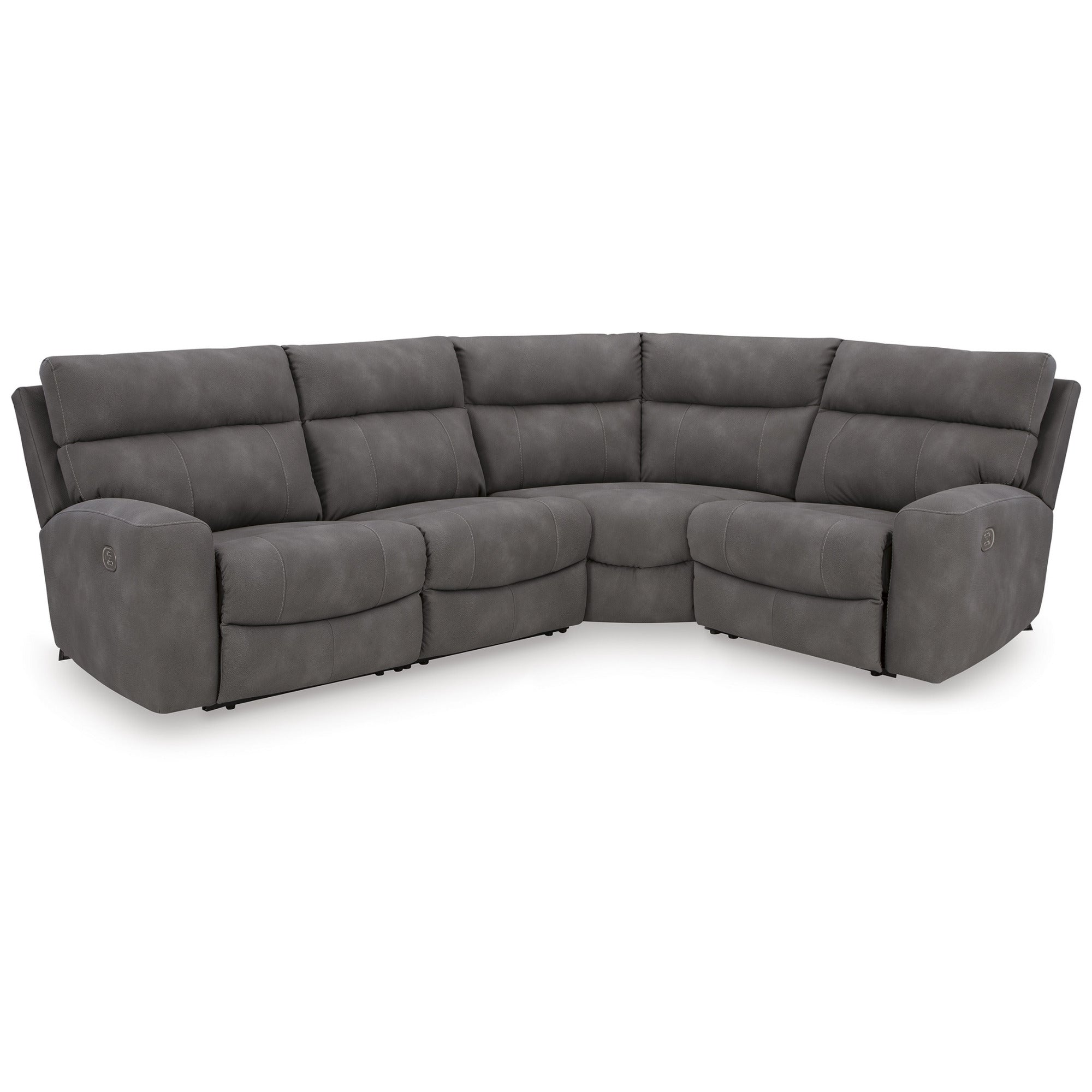 Next-Gen Durapella 4-Piece Power Reclining Sectional Slate