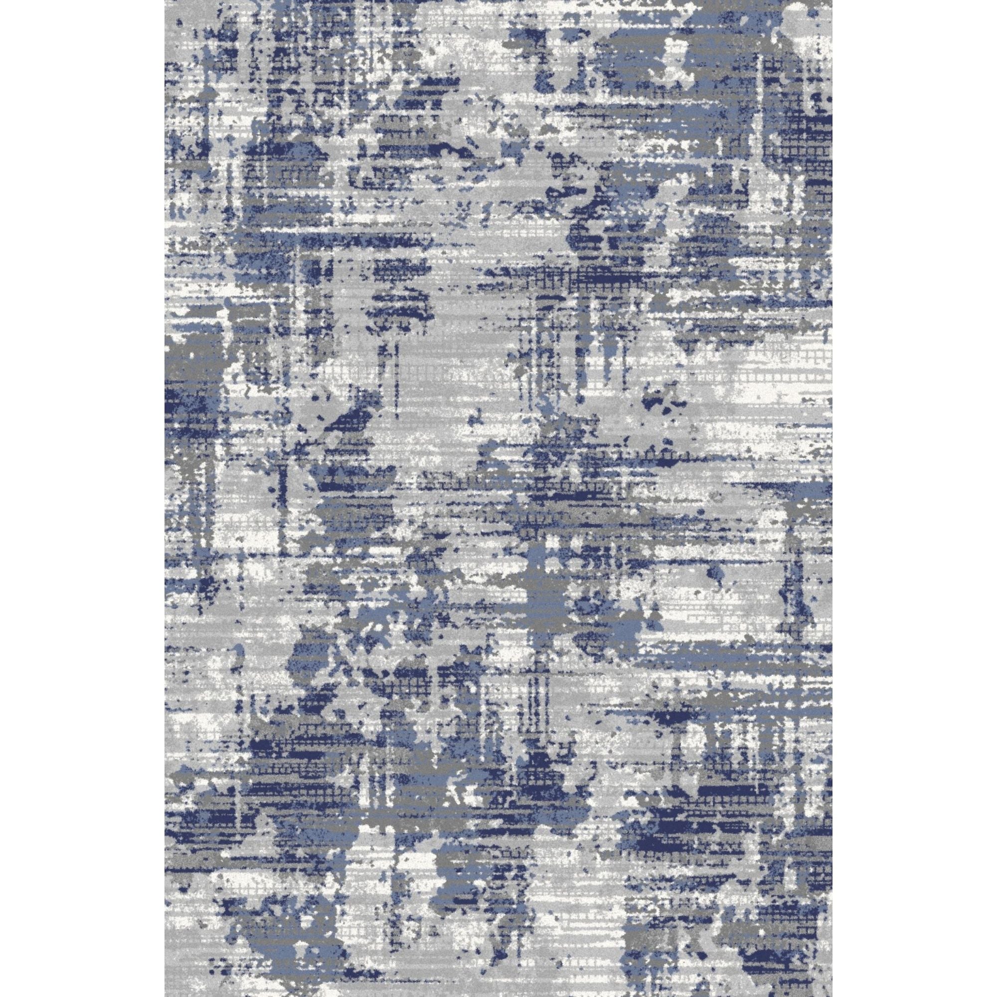 Rocco Area Rug in Cream/Grey /Blue | CastleUp Experience Centre