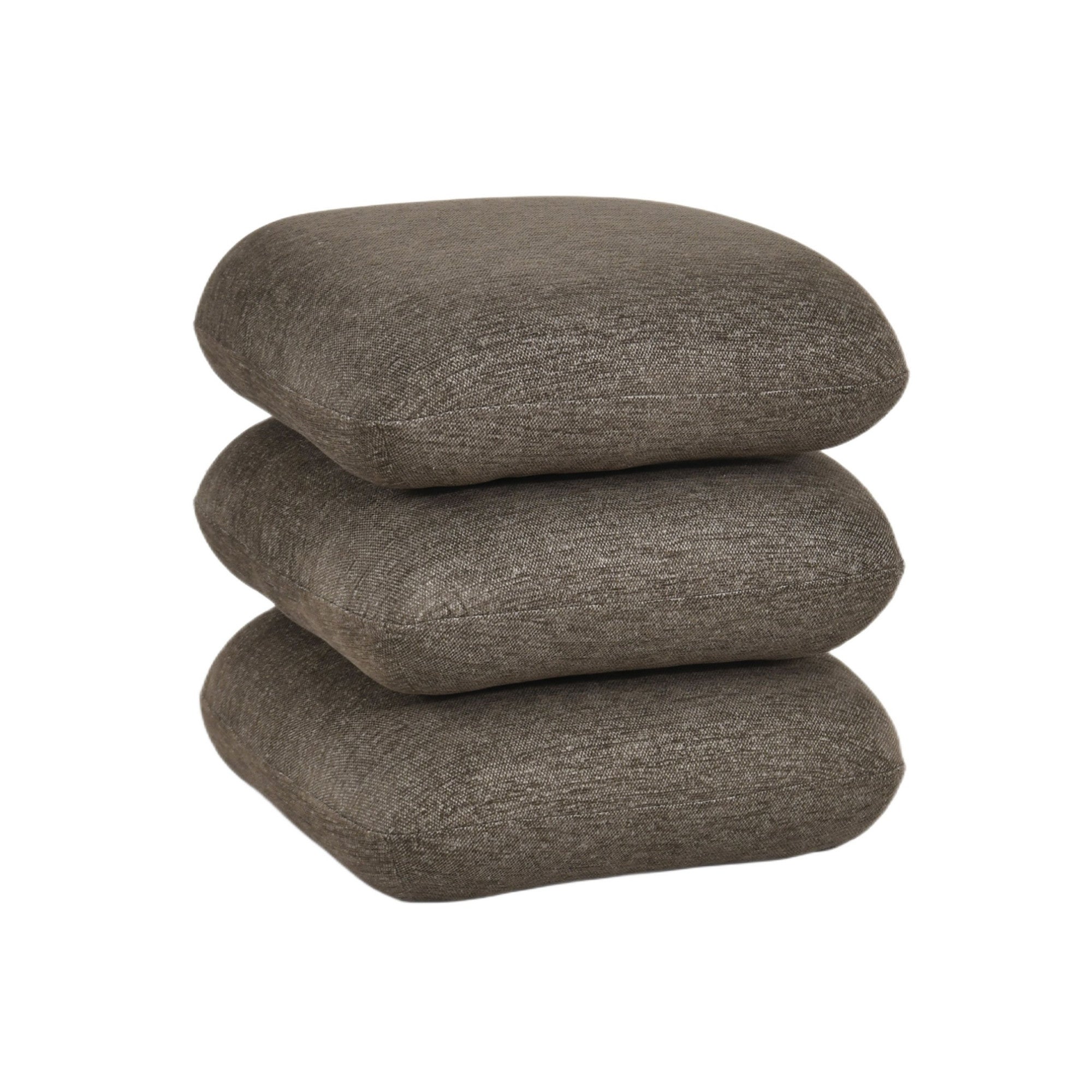 Rylee Square Ottoman in Brown