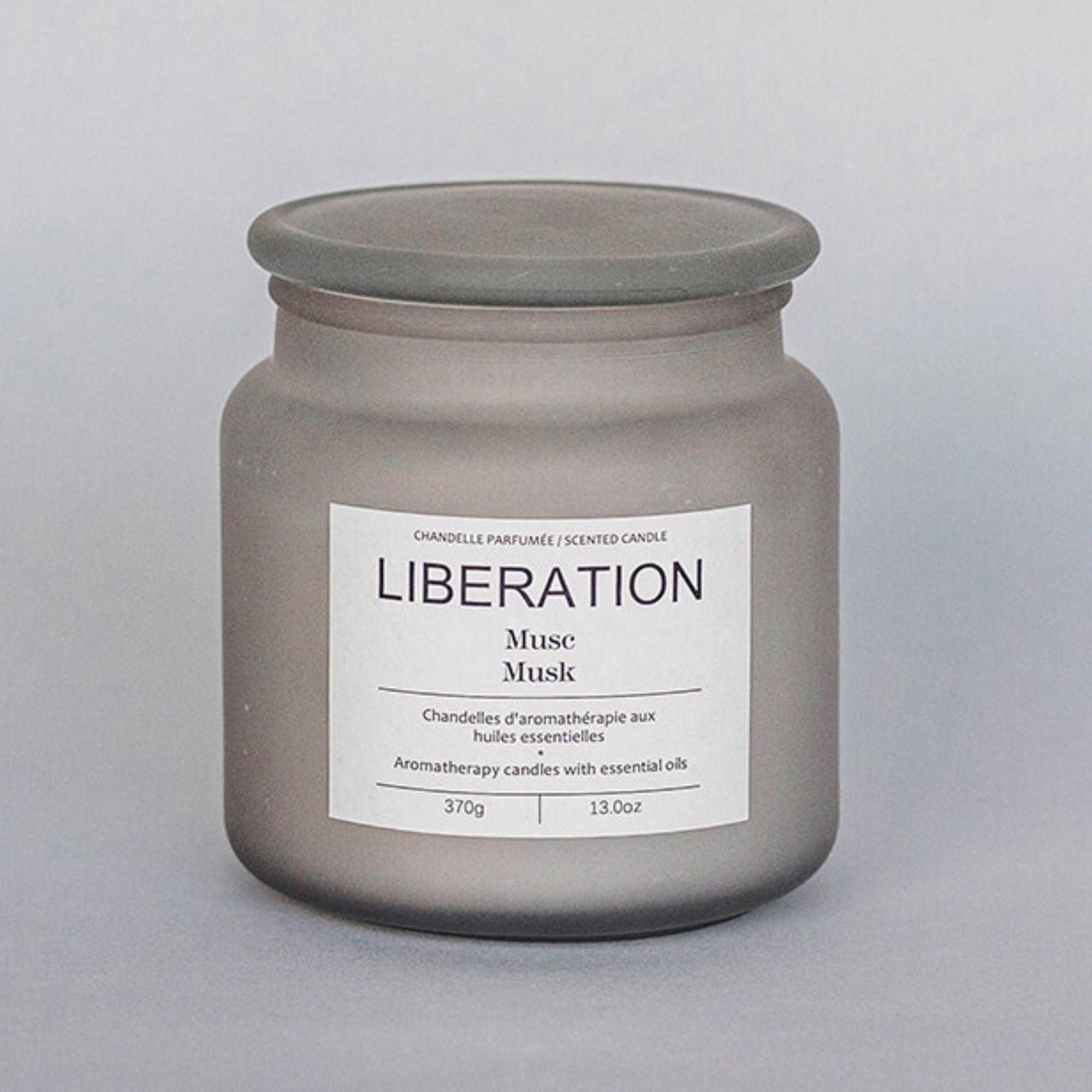 F&T “Musk” aromatherapy scented candle in a simple candle jar container