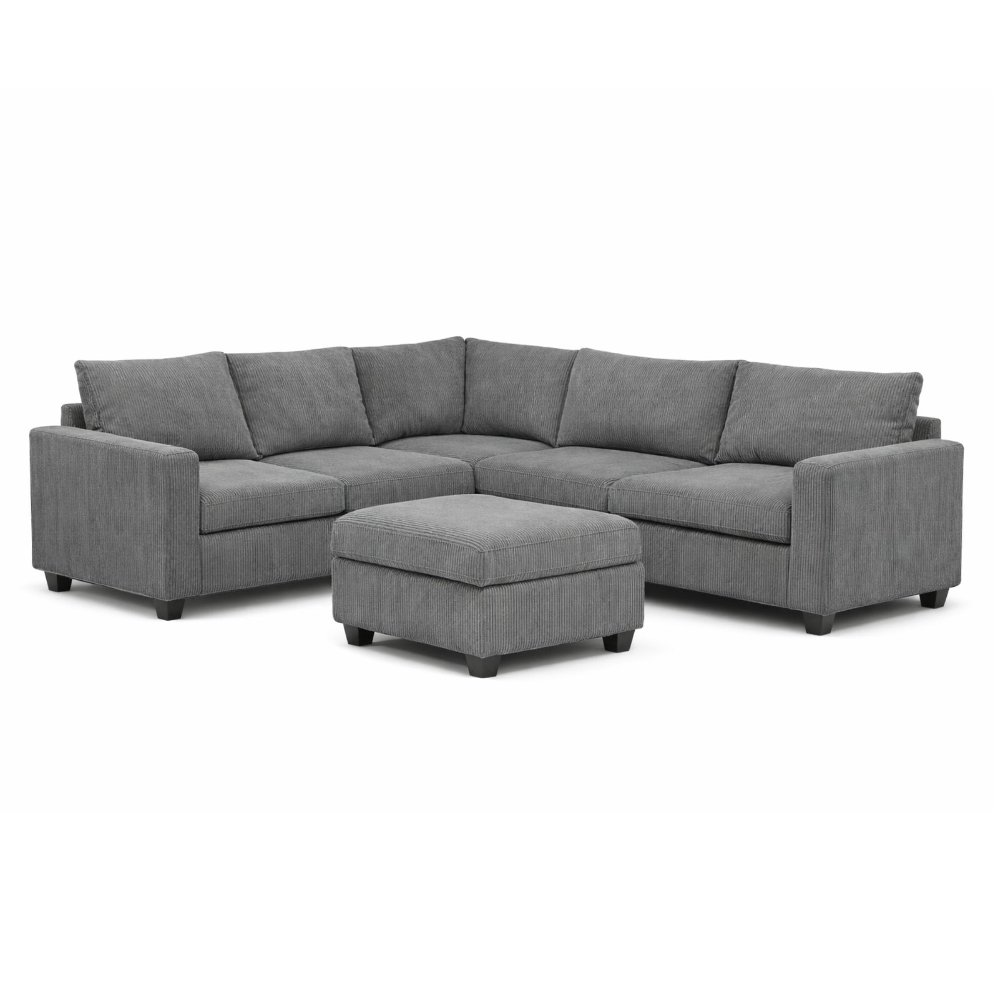 Mira Everyday Sofa Sectional in Grey