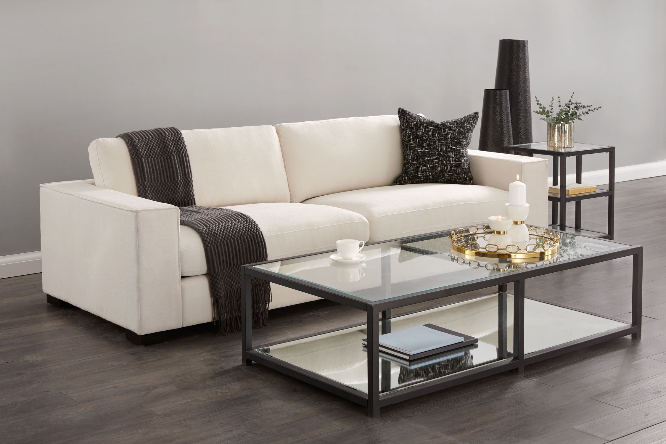Fabian Black Coffee Table - Rectangular.