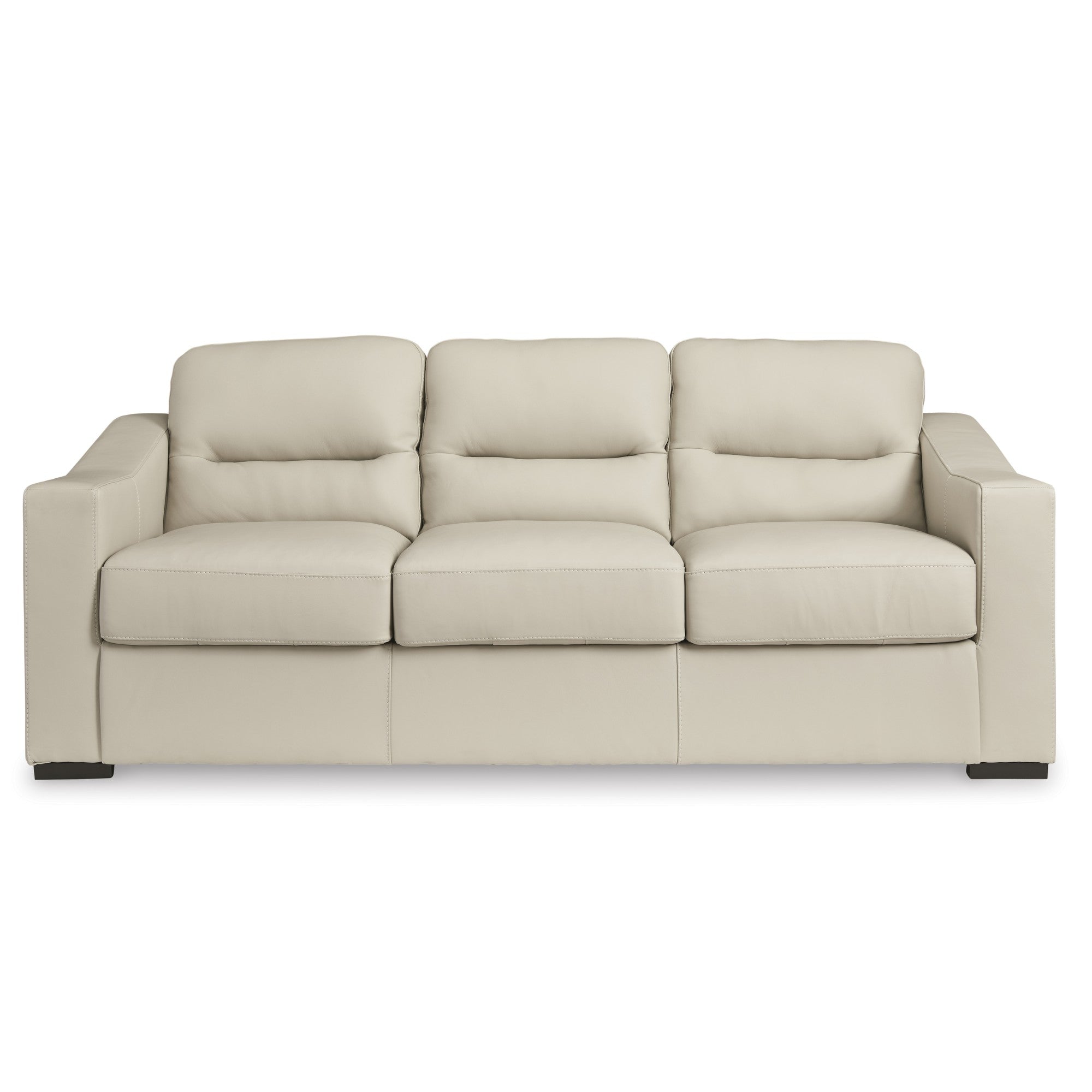 Treasure Trove Leather Sofa Beige