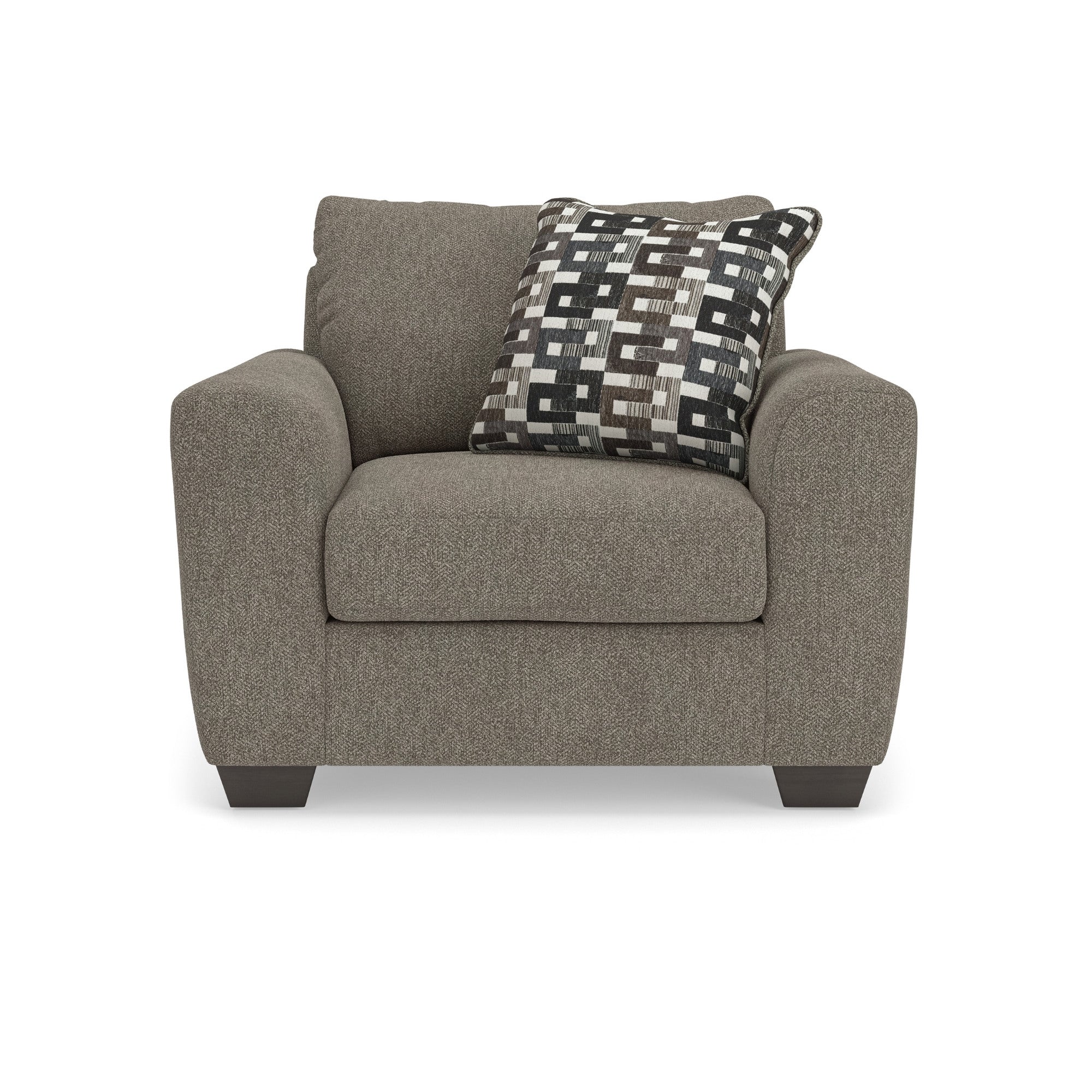 Triston-Peaks Chair and a Half Suede