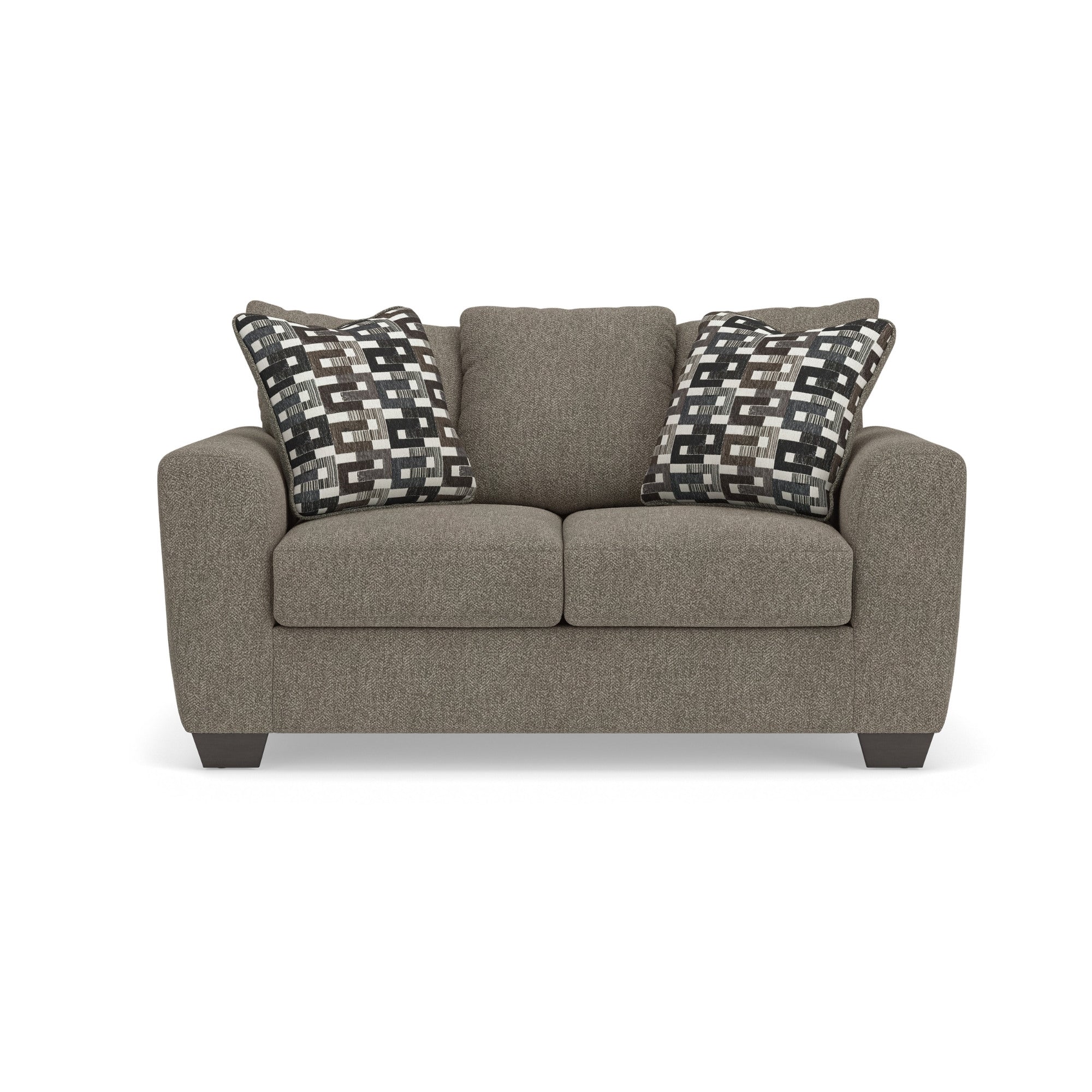 Triston-Peaks Loveseat Suede