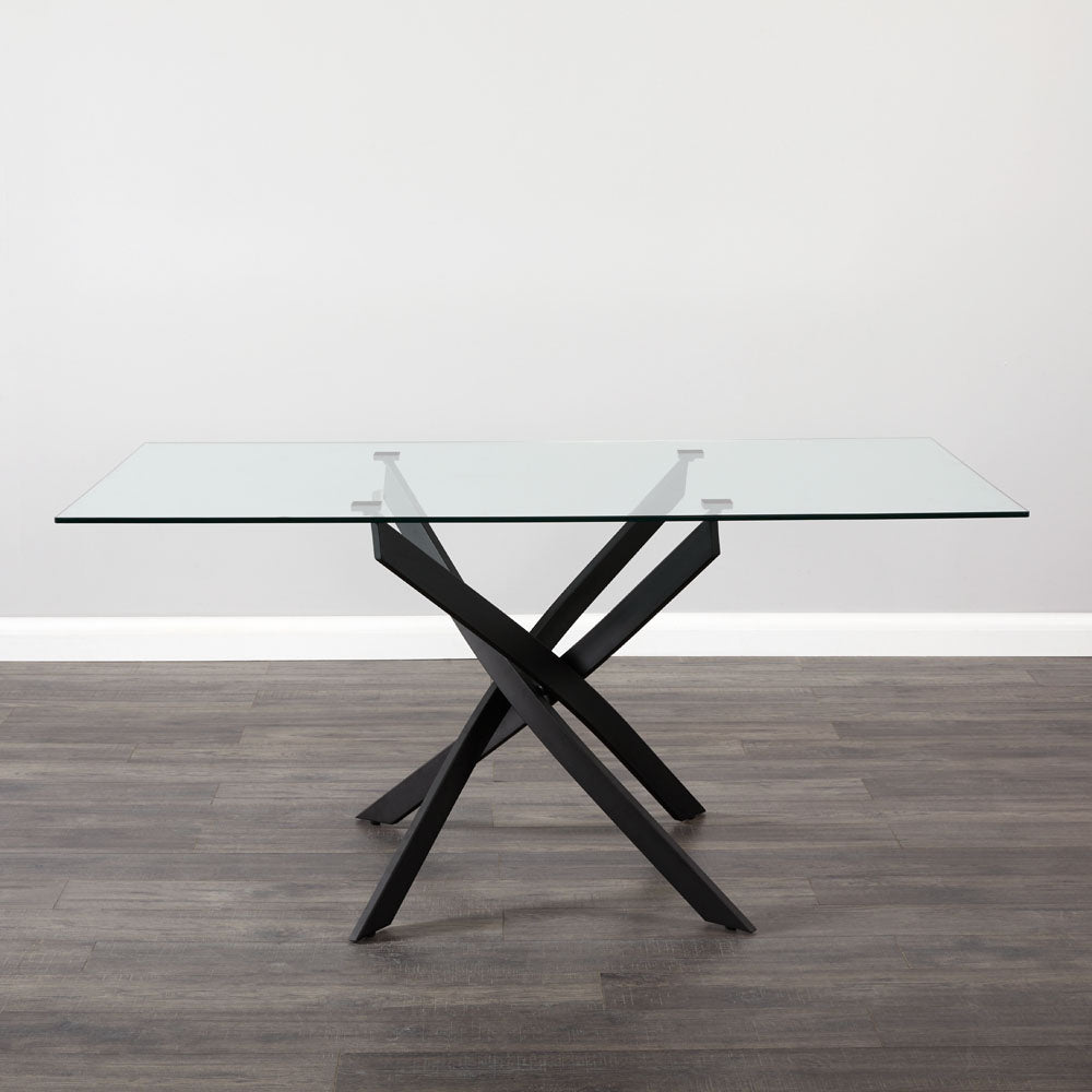 Verity Black Dining Table - 63".