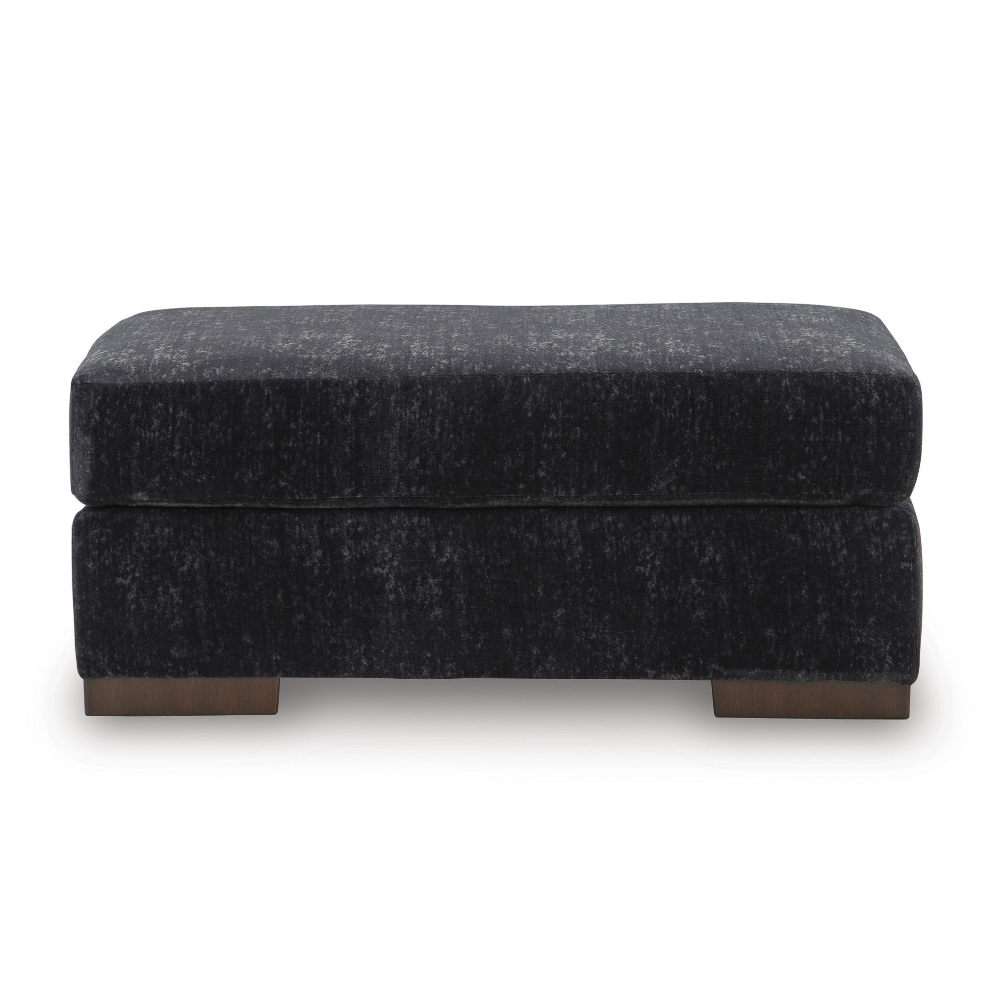 Whitmore Manor Ottoman in Black Pearl
