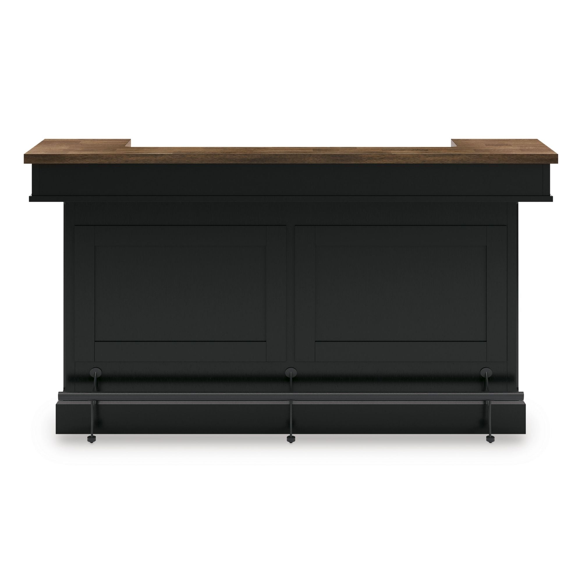 Signature Ashley Wildenauer dining room server with wooden finish and multiple storage compartments, ideal for elegant dining spaces.