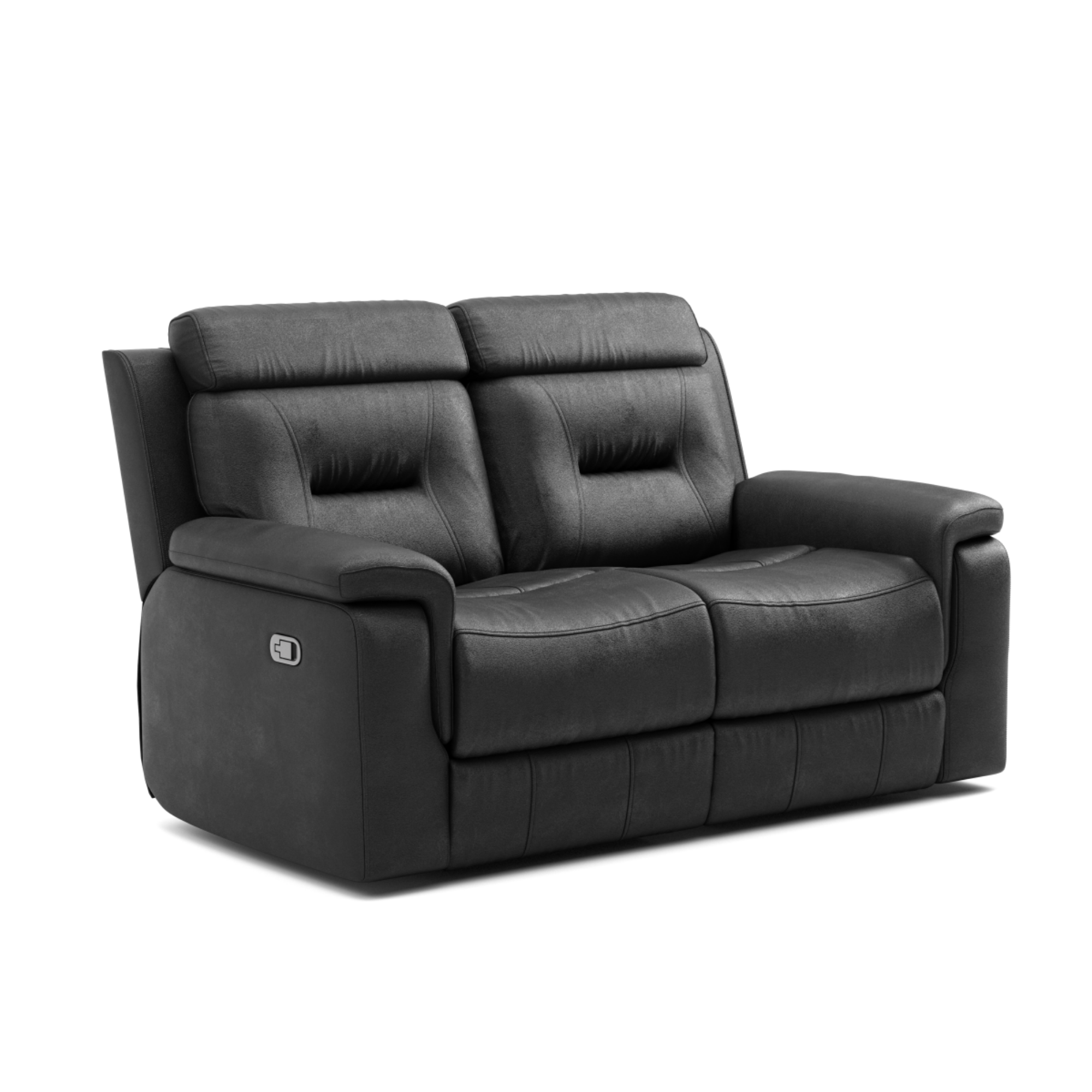 Recliner Loveseat in Black 434512.