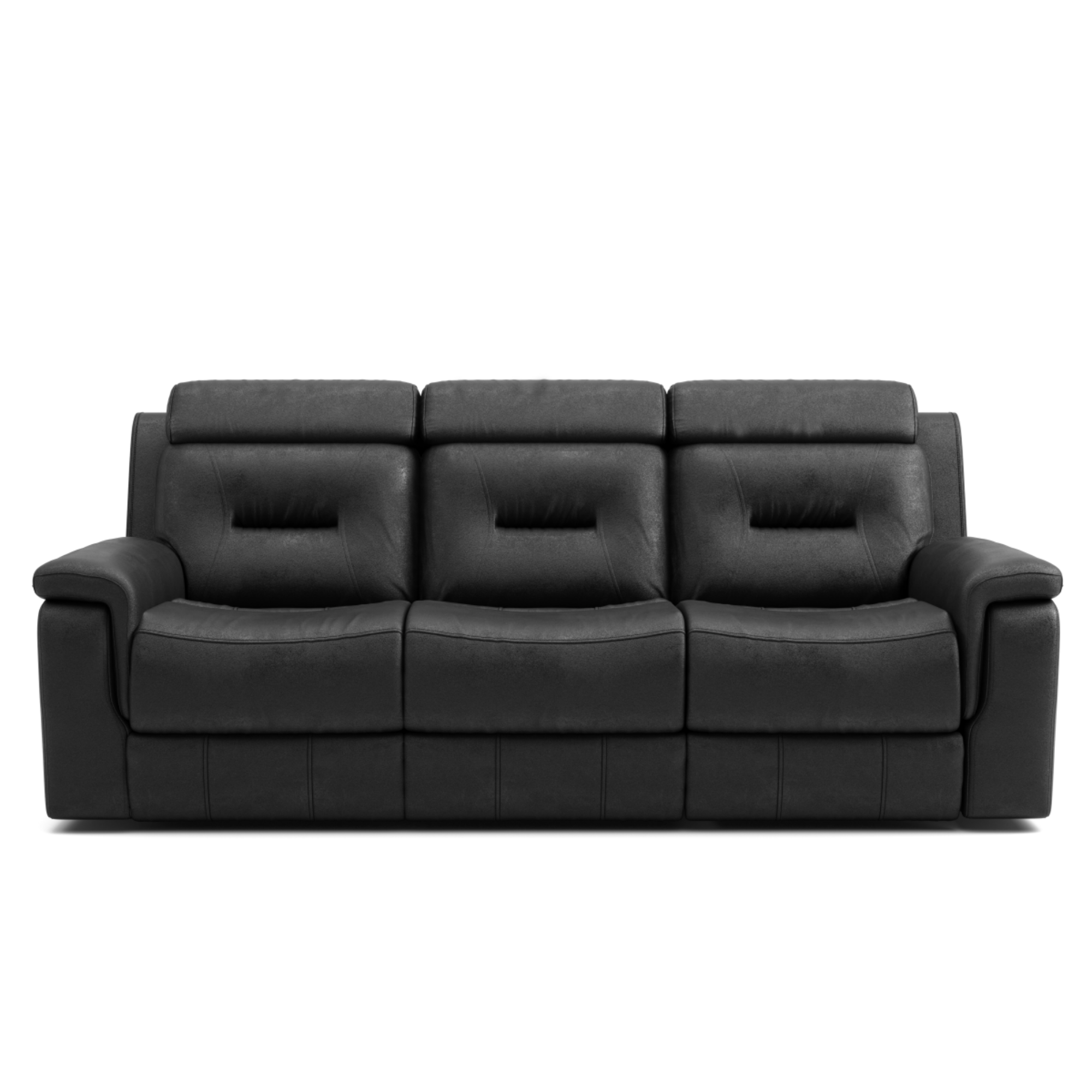 Recliner sofa in Black 434511.