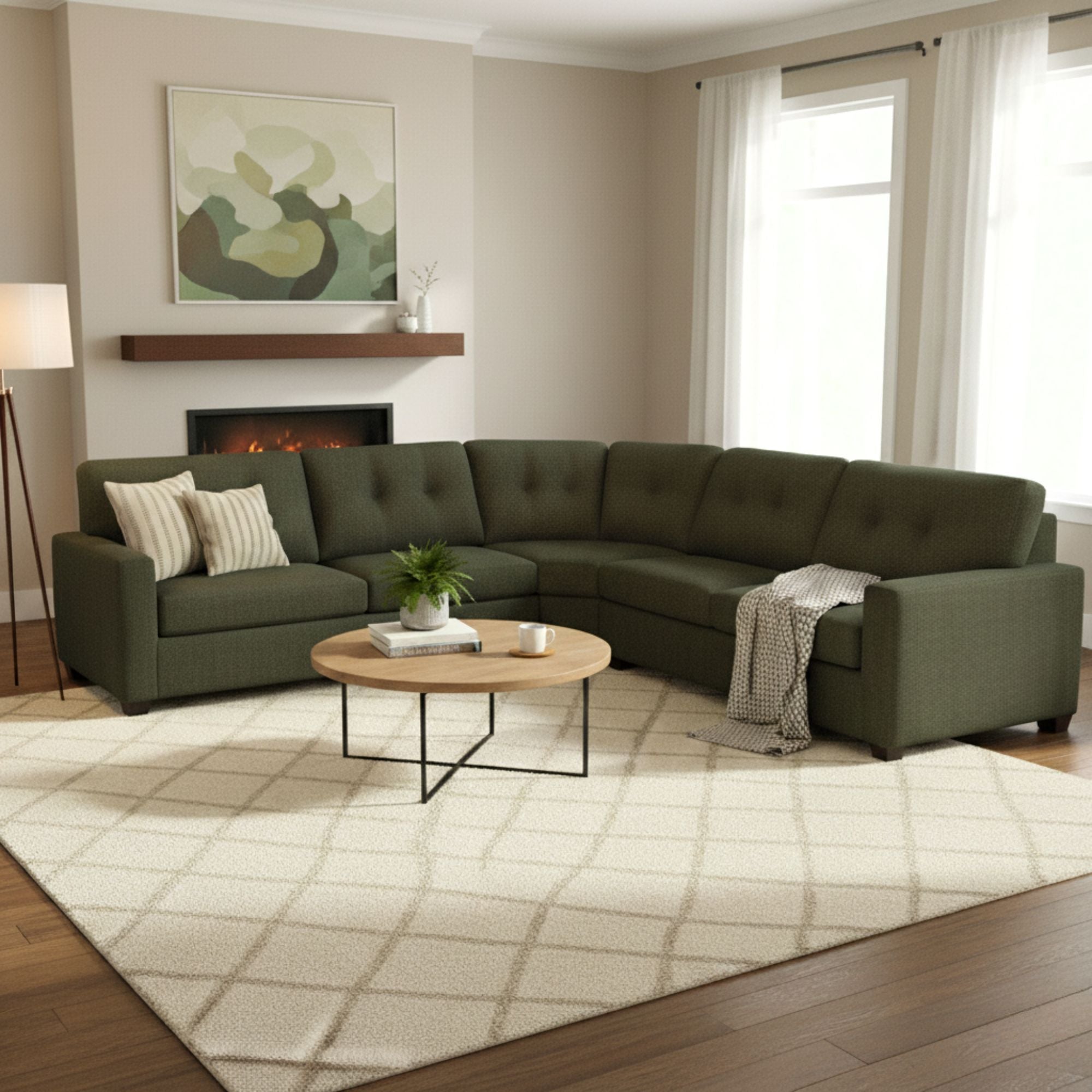 Canadian Made Jordan 3 Piece Sectional | CastleUp Experience Centre