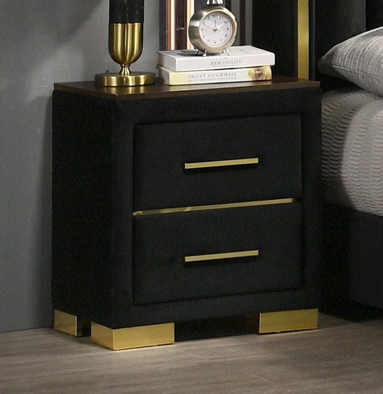 Chloe Nightstand in Black | CastleUp Experience Centre