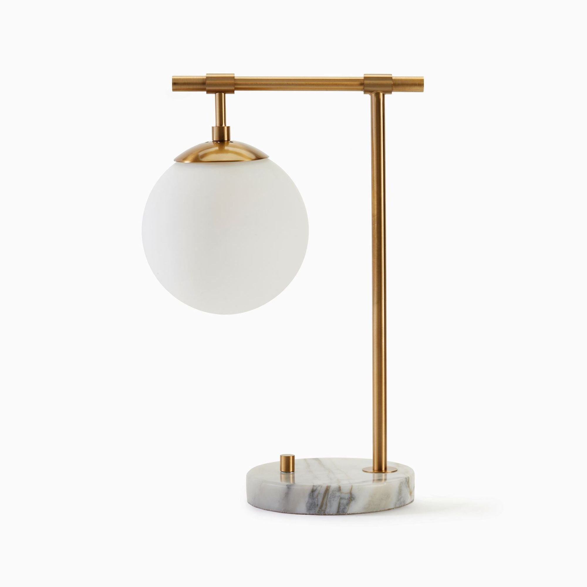Globe Shade Table Lamp w/ Marble Base | CastleUp Experience Centre Online Furniture
