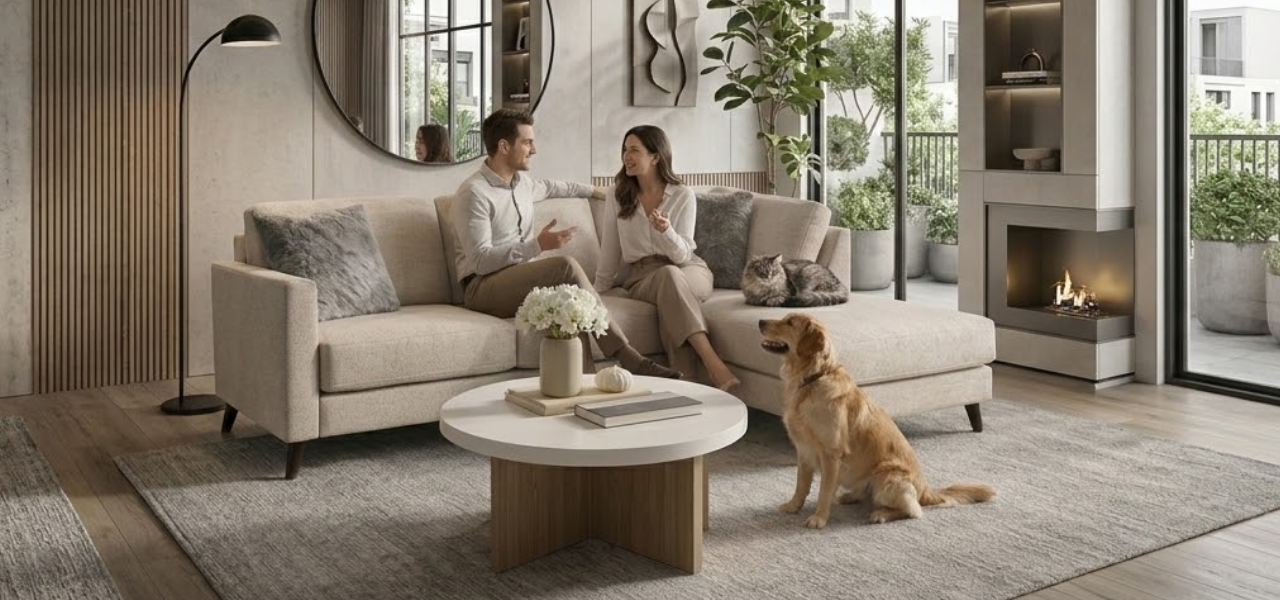 Performance Fabric Sectional 