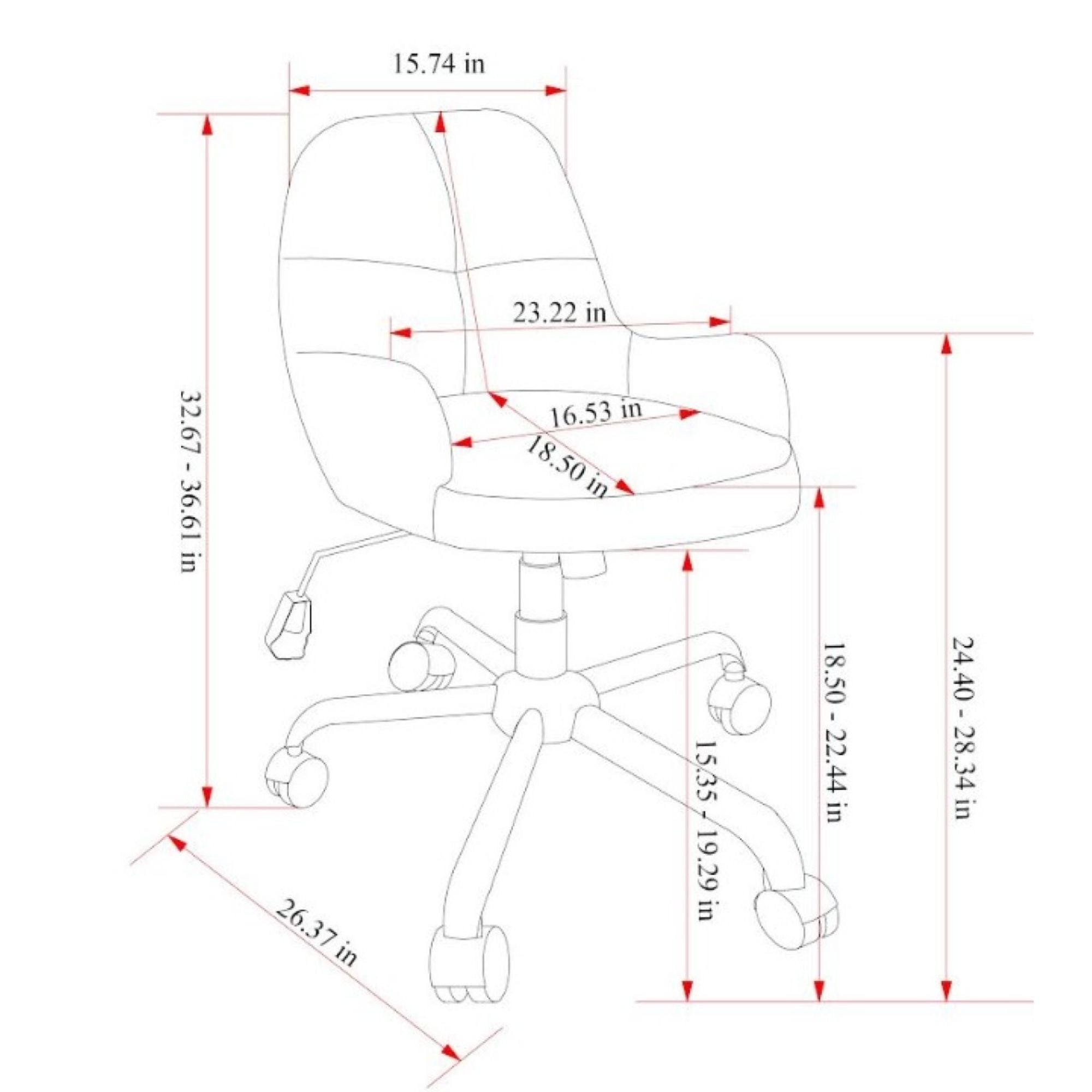 Office Chair in Grey 10034 | CastleUp Experience Centre Online Furniture