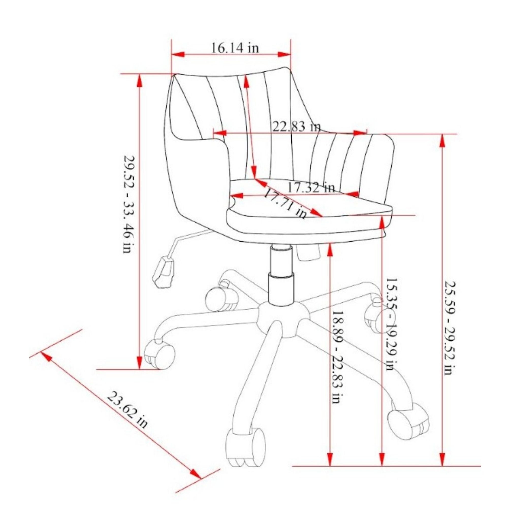 Office Chair in Beige 10037 | CastleUp Experience Centre Online Furniture
