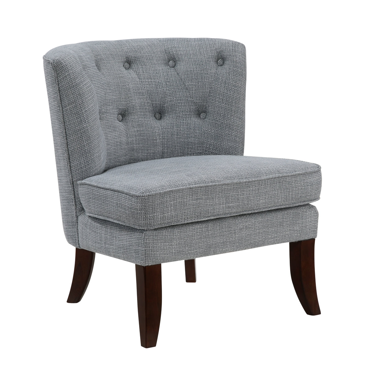 Melrose Collection Accent Chair In Dark Grey | CastleUp Experience Centre Online Furniture