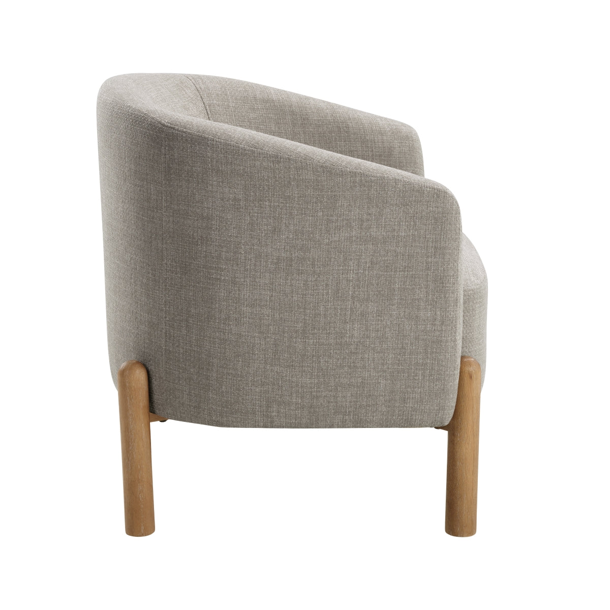 Borger Collection Accent Chair in Taupe | CastleUp Experience Centre Online Furniture