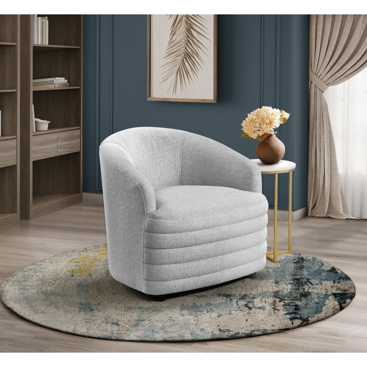 Seville Collection Accent Chair Grey | CastleUp Experience Centre Online Furniture