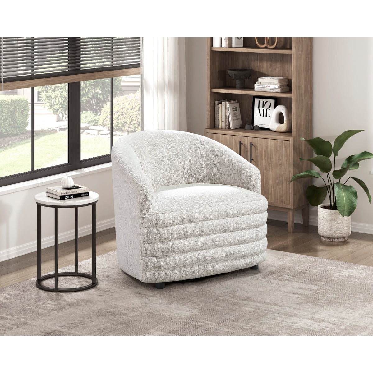 Seville Collection Accent Chair Light Grey | CastleUp Experience Centre Online Furniture