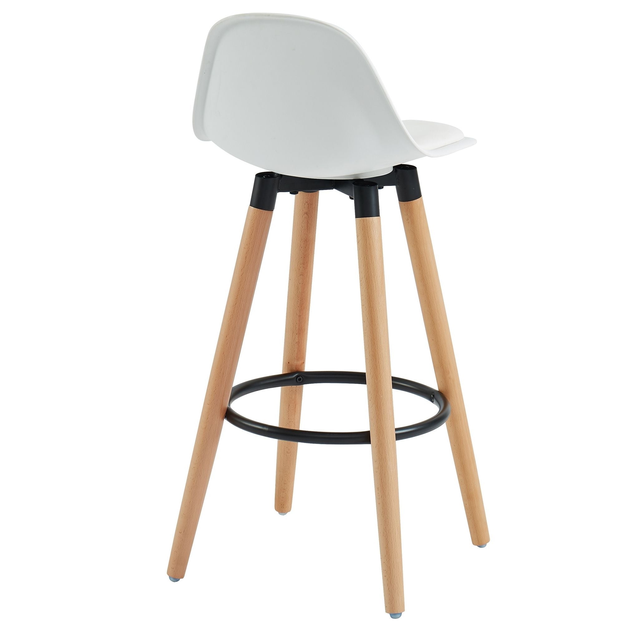 Diablo 26" Counter Stool White and Natural (Set of 2)