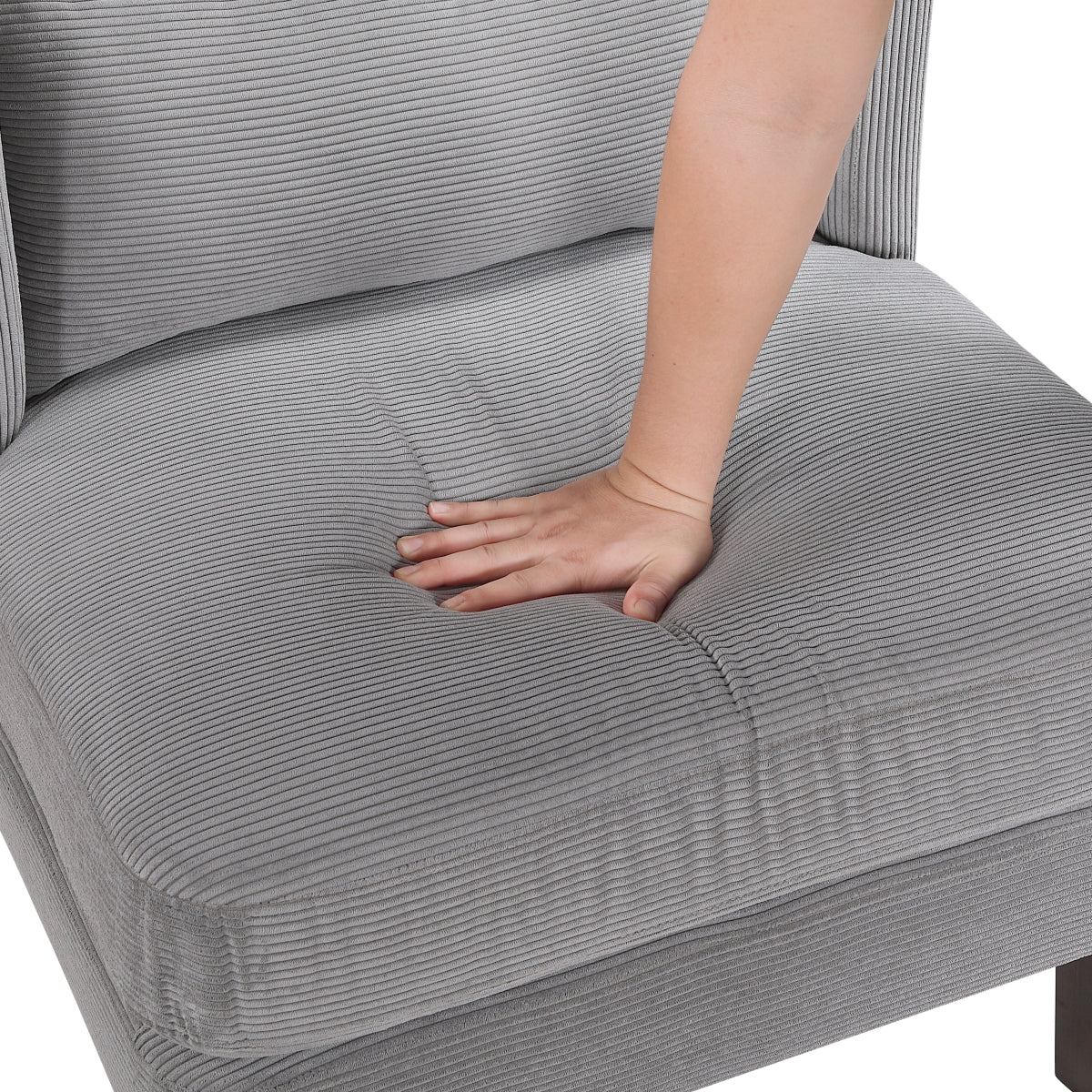 Forrest Collection Accent Chair in Dark Grey | CastleUp Experience Centre Online Furniture