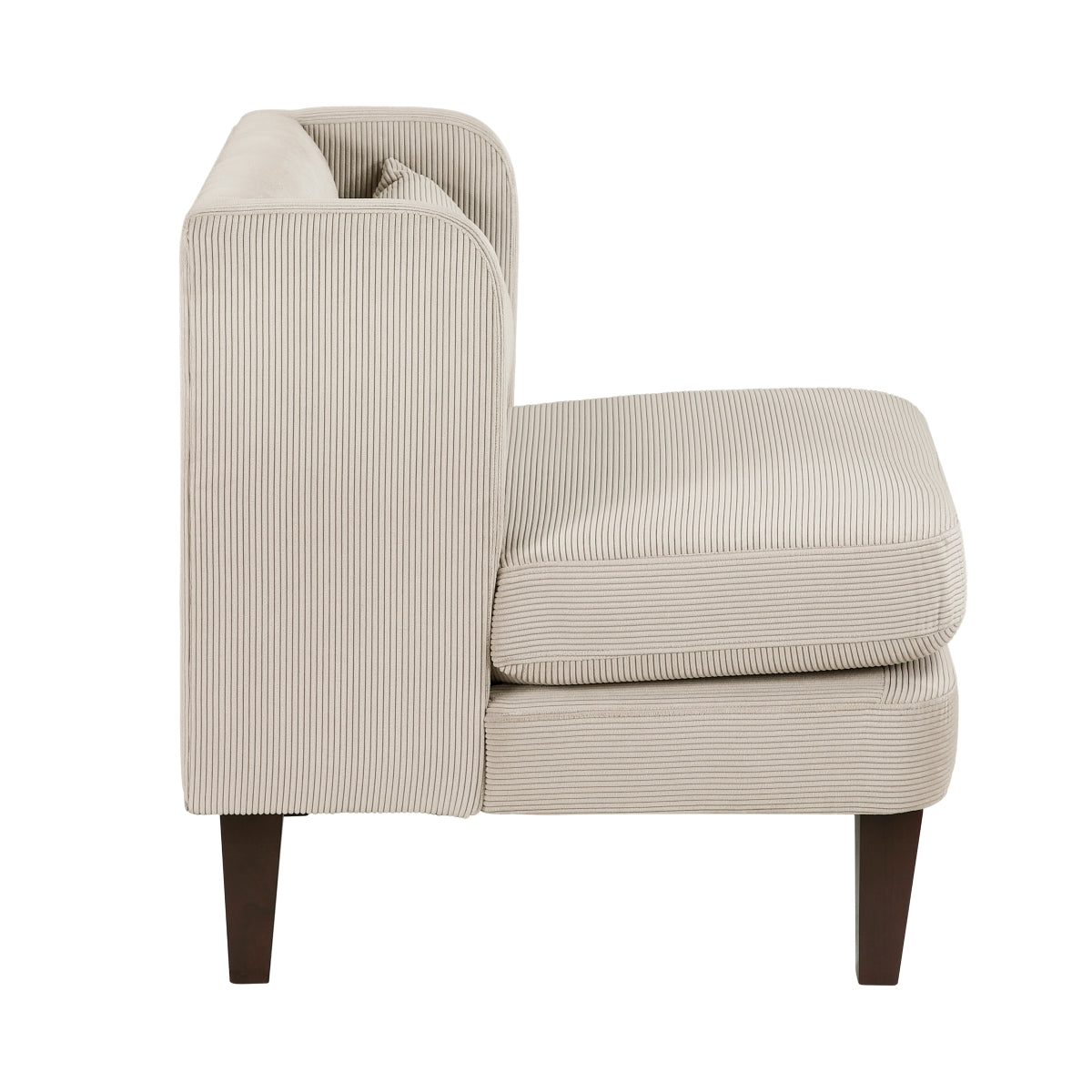 Forrest Collection Accent Chair in Taupe | CastleUp Experience Centre Online Furniture