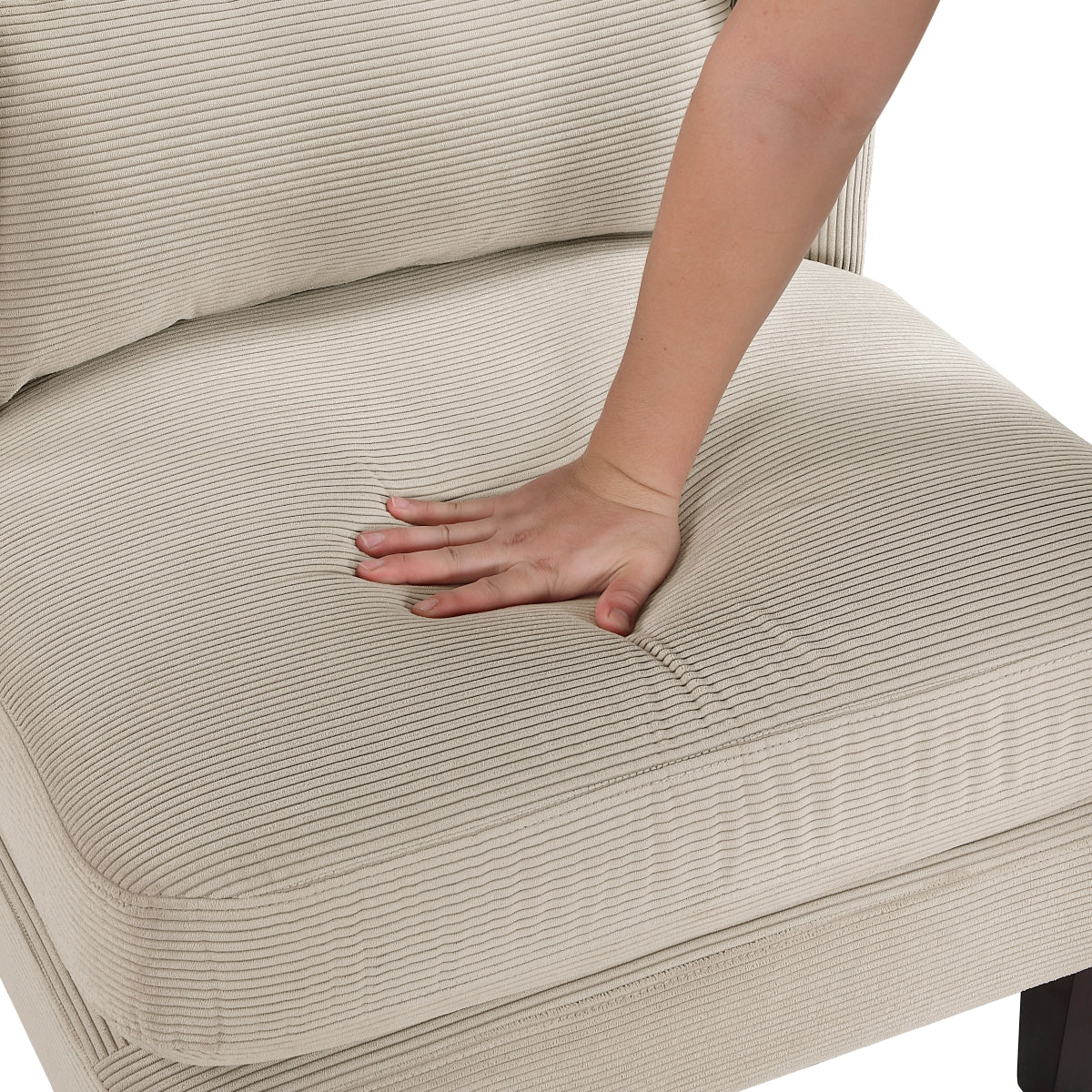 Forrest Collection Accent Chair in Taupe | CastleUp Experience Centre Online Furniture