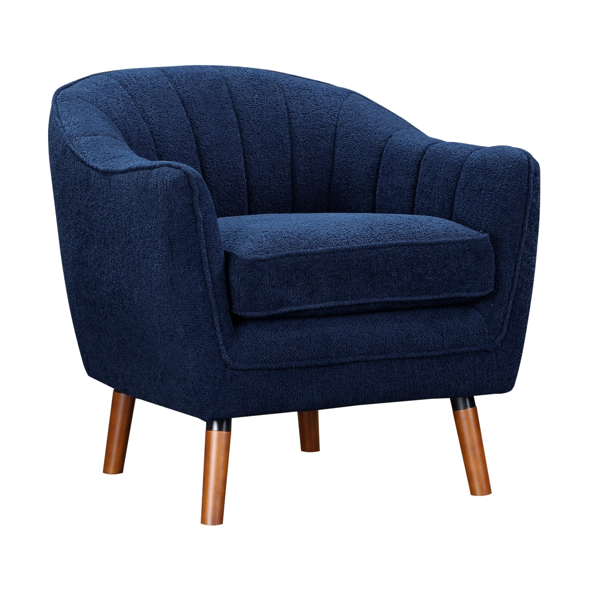 Cutler Accent Chair in Blue | CastleUp Experience Centre Online Furniture