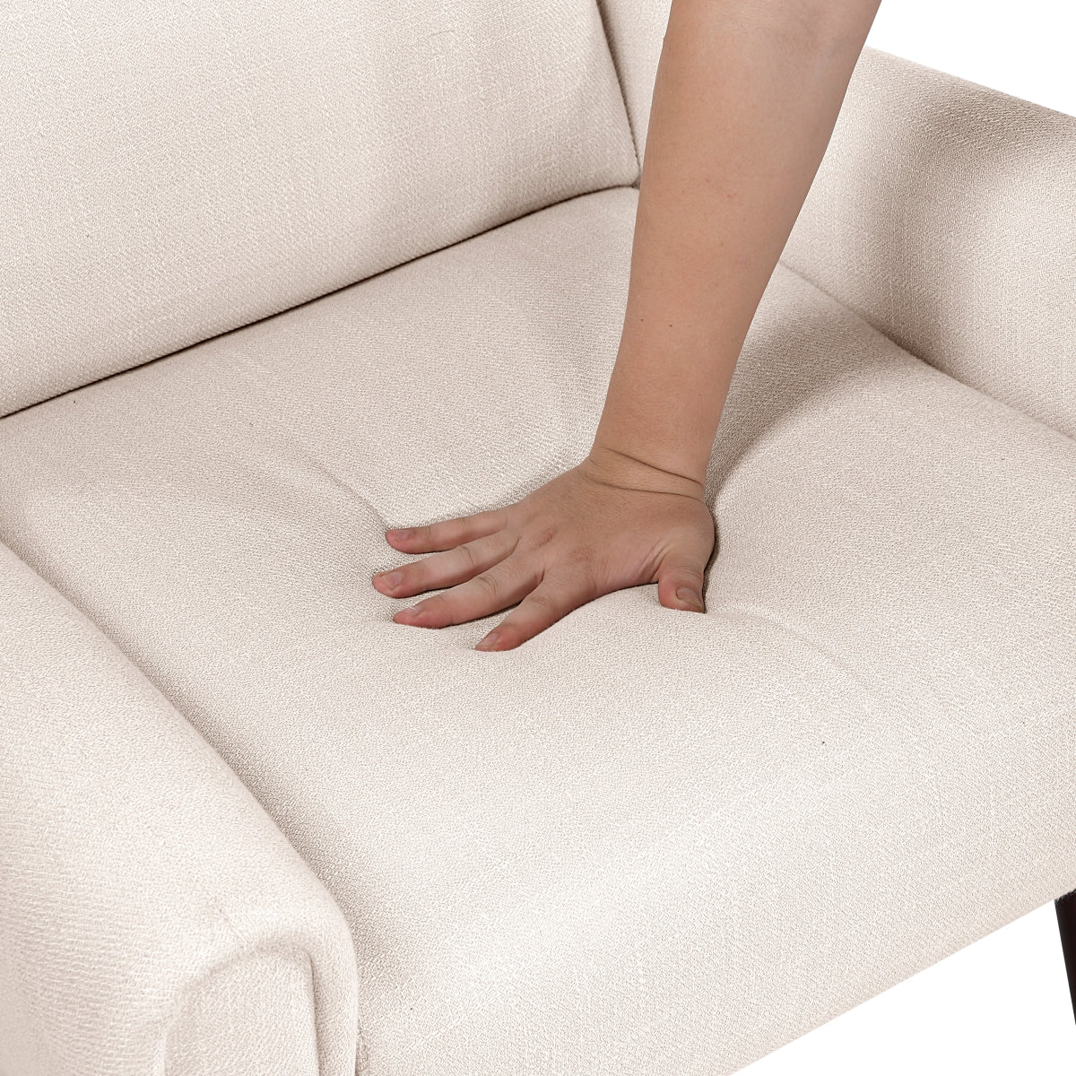 Greta Collection Accent Chair in Beige | CastleUp Experience Centre Online Furniture