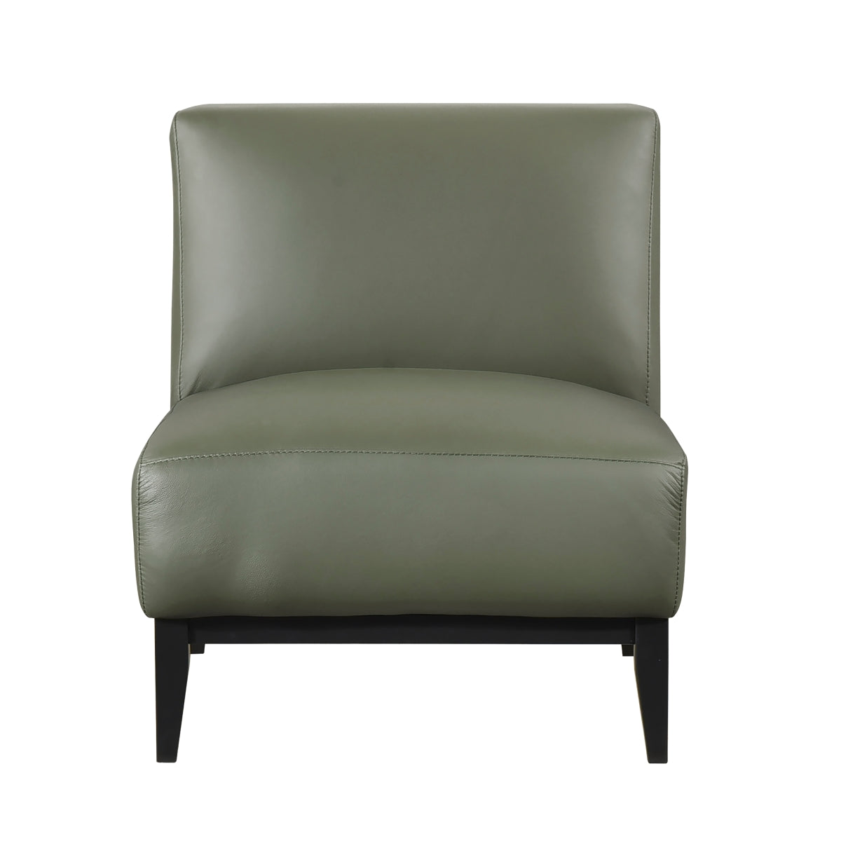 Houghton Slipper Leather Chair in Green | CastleUp Experience Centre Online Furniture