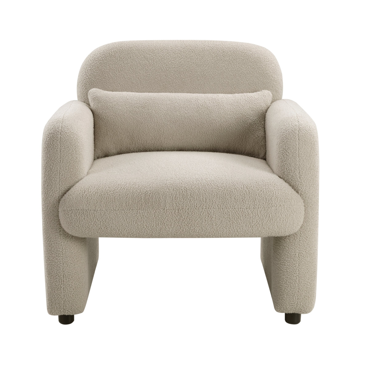 Bonham Collection Accent Chair in Taupe | CastleUp Experience Centre Online Furniture