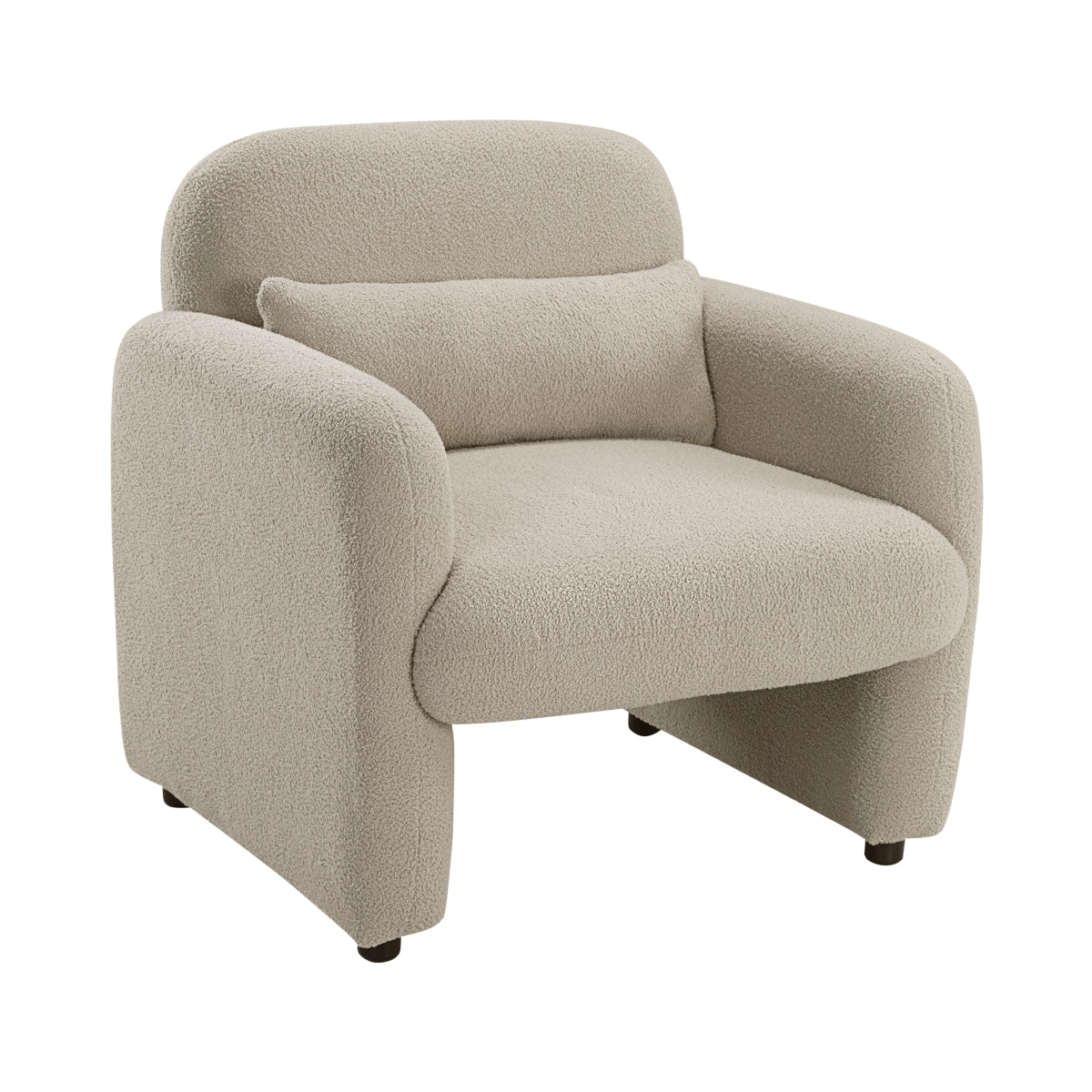 Bonham Collection Accent Chair in Taupe | CastleUp Experience Centre Online Furniture