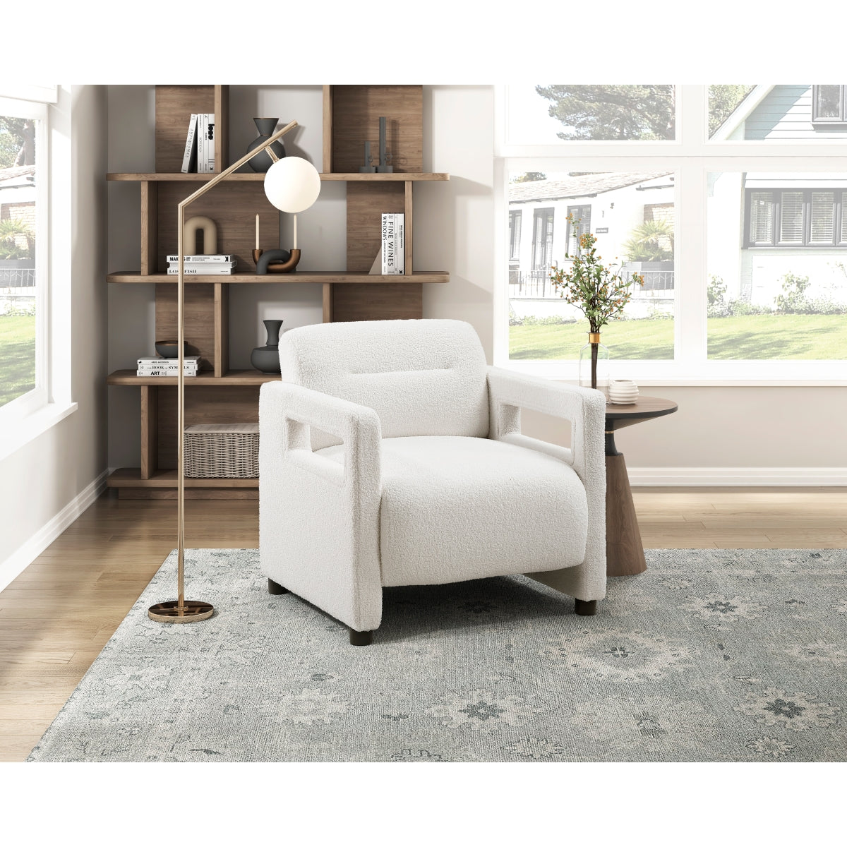 Orson Collection Accent Chair Beige | CastleUp Experience Centre Online Furniture