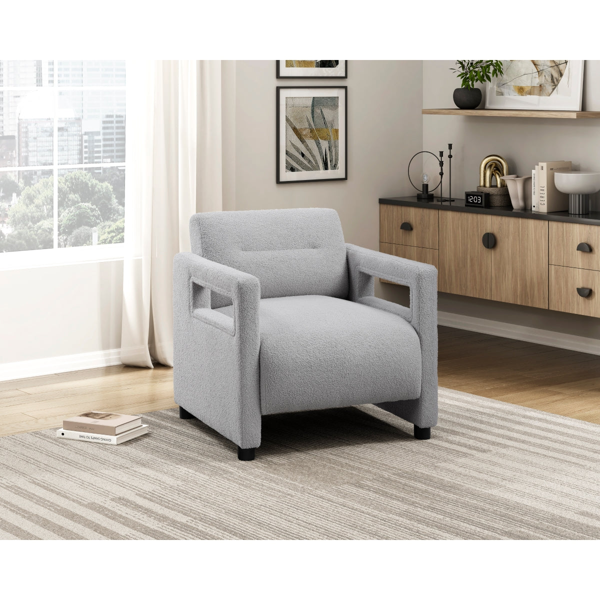 Orson Collection Accent Chair Grey | CastleUp Experience Centre Online Furniture