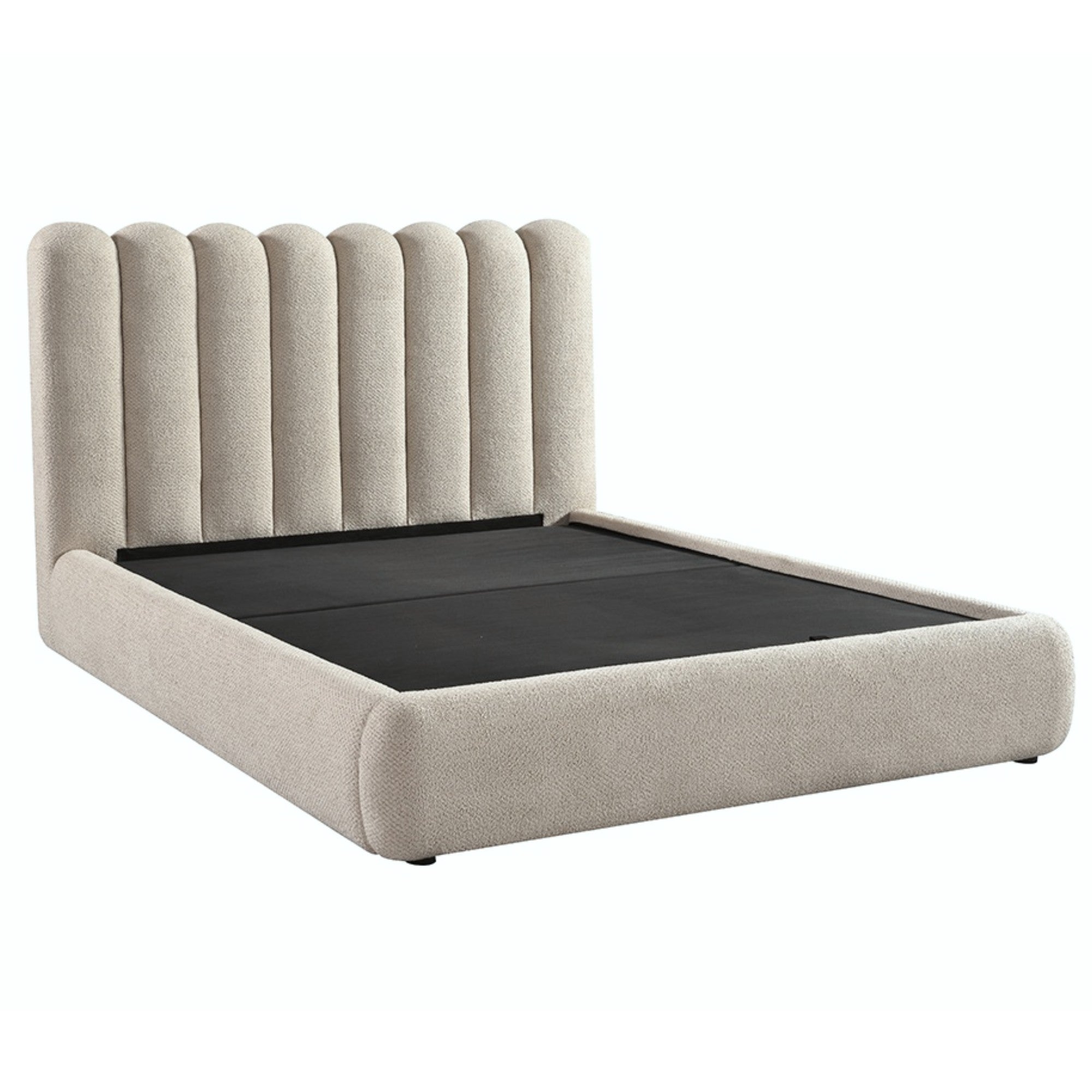Siena Collection Upholstered Lift-up Storage Platform Bed