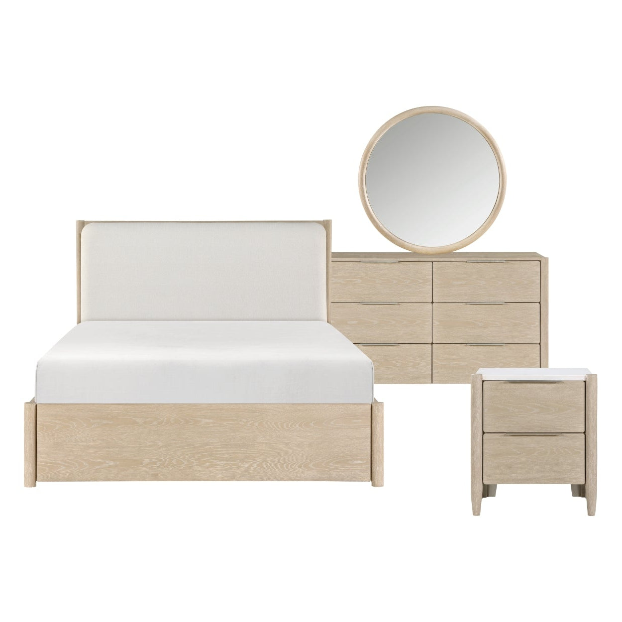 Matteo Collection Soft Modern Bedroom Set | CastleUp Experience Centre Online Furniture