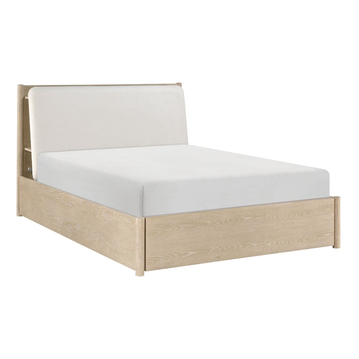 Modern bedroom set from MAZ's Matteo Collection featuring a stylish bed, matching nightstands, and contemporary design elements.