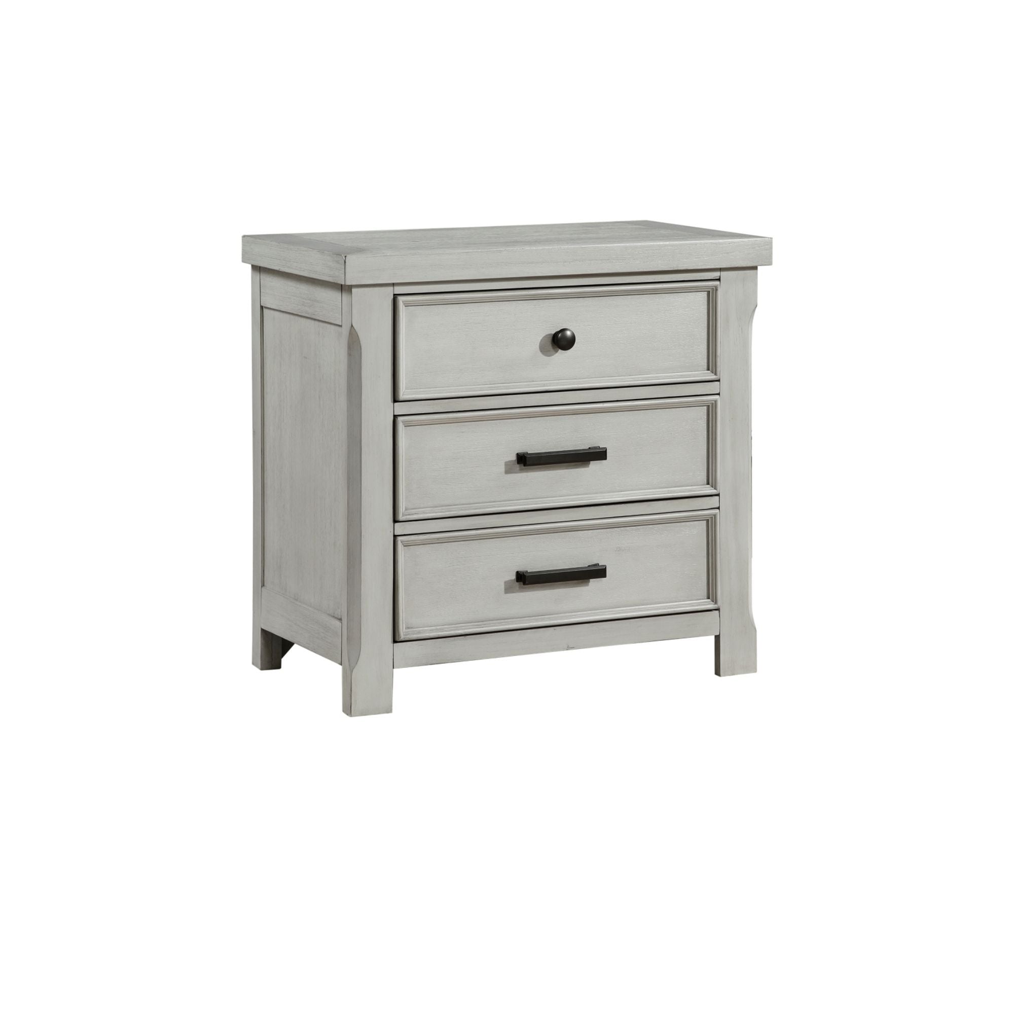 MAZ Willowbrook Collection bedroom set featuring a bed, matching nightstands, and dresser in a modern, elegant design.