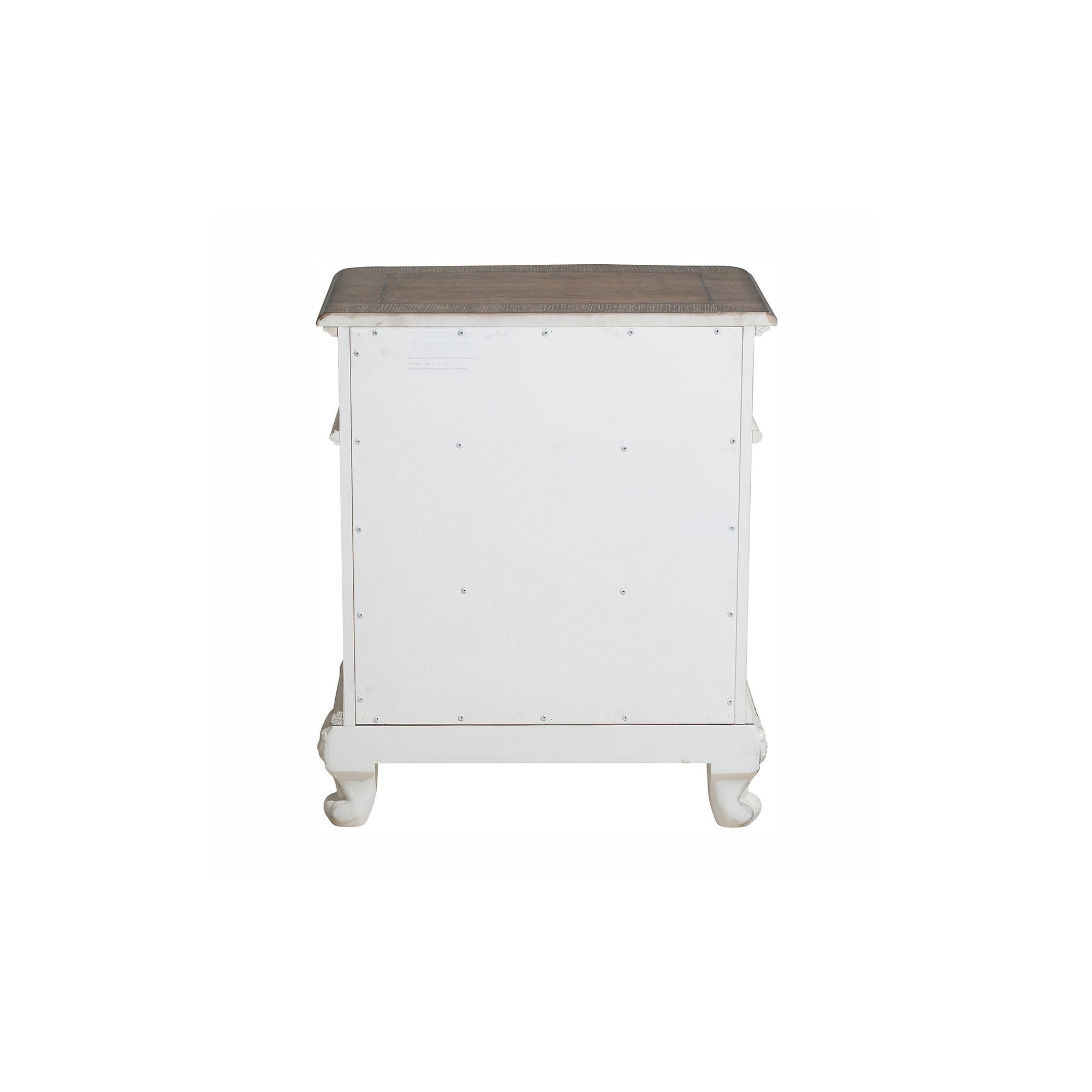 Maz Cinderella Collection Two-tone Bedroom Set with a bed, nightstands, and dresser in a stylish two-tone finish.
