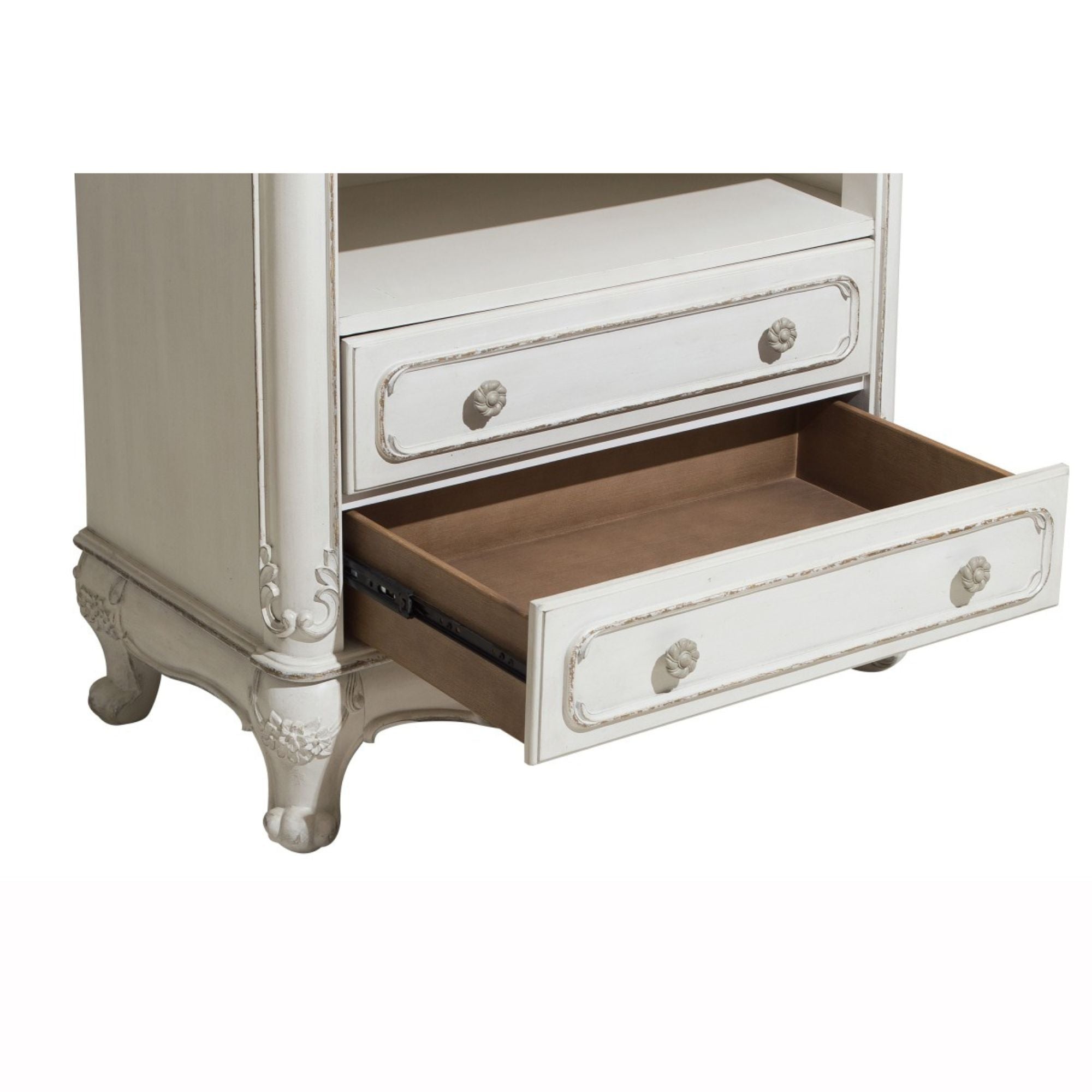 MAZ Cinderella Two-Tone Armoire showcasing dual-tone wooden doors and classic design with elegant handles.