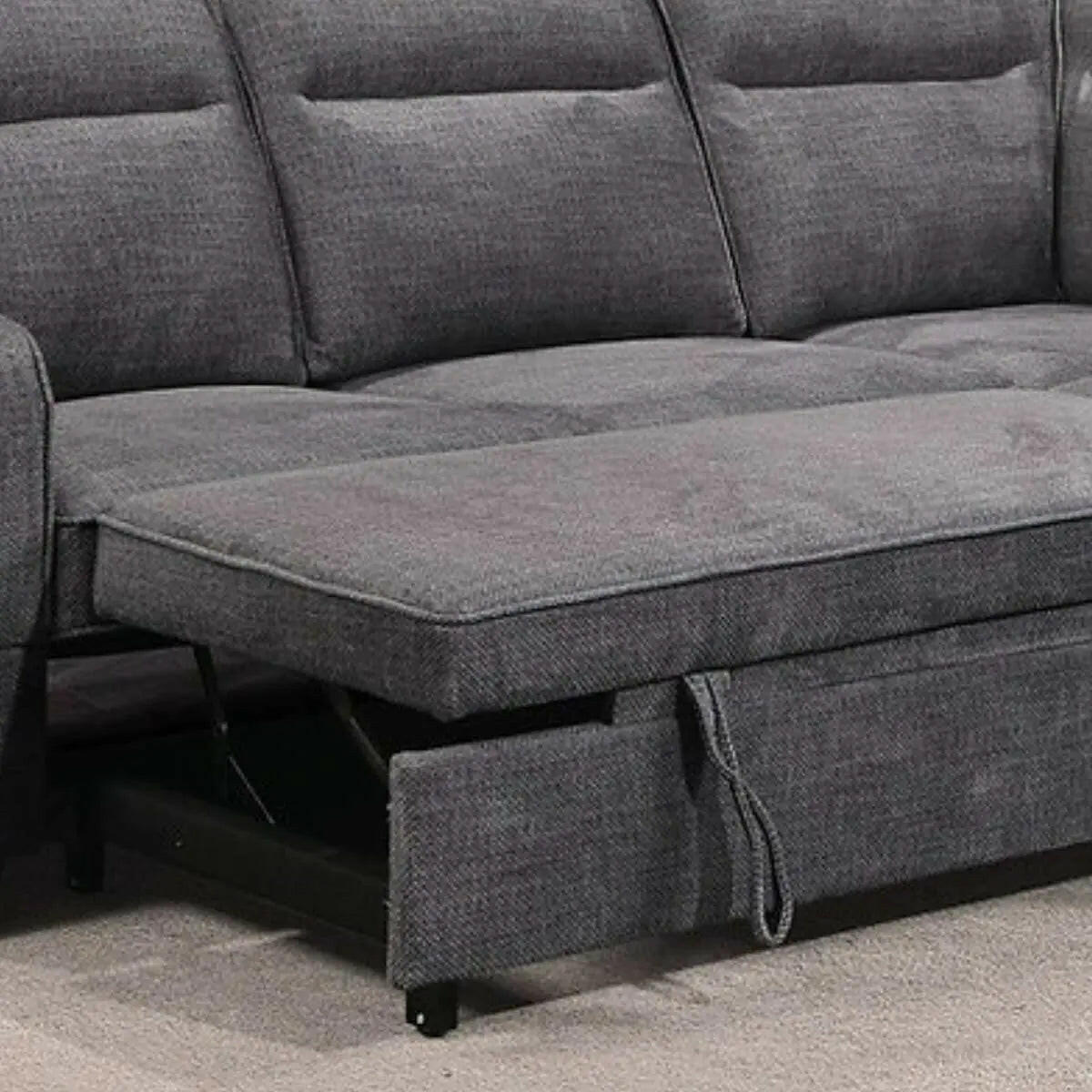 Sofa Bed Sectional in Grey 9010.