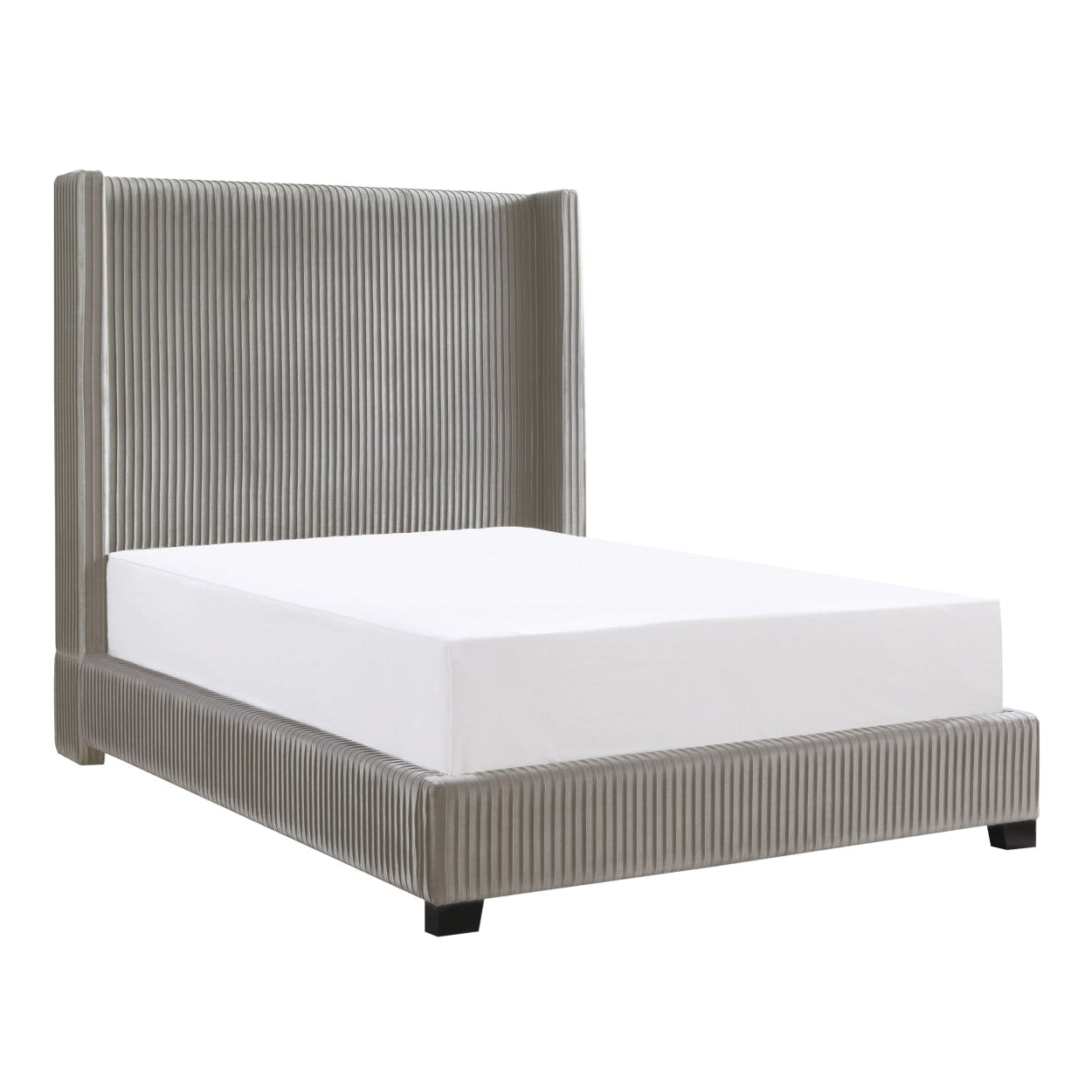 Glenbury Upholstered Bed in Taupe | CastleUp Experience Centre Online Furniture