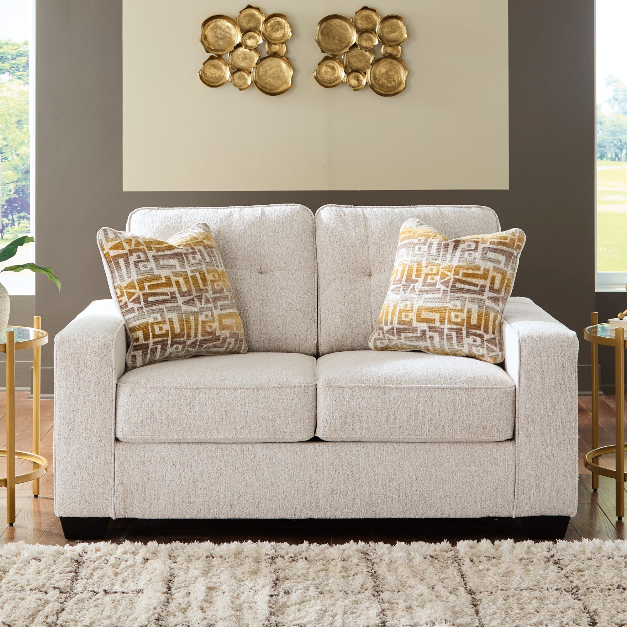 Larimer Loveseat in stone