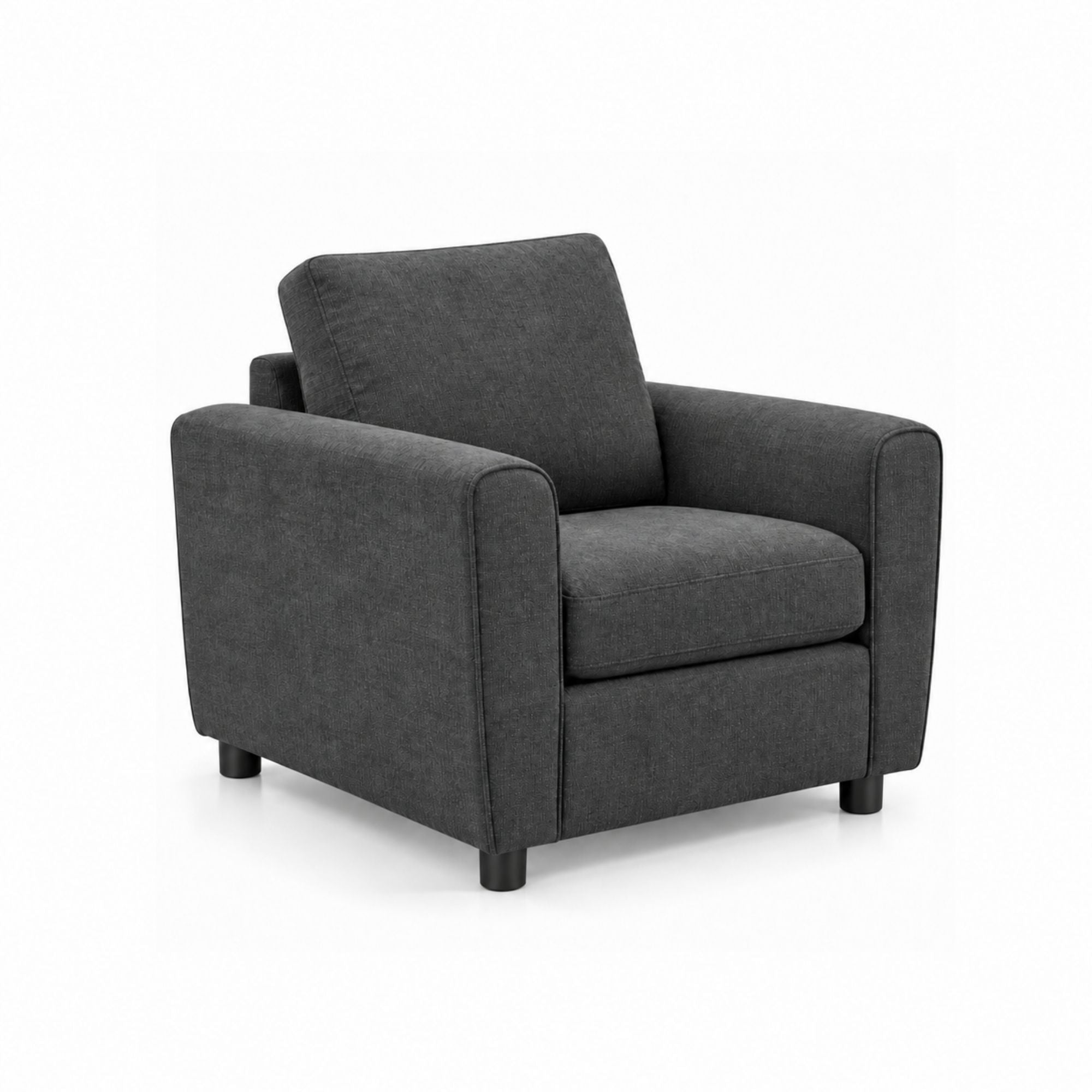 Canadian-made Sofa by Fancy Haven Compact Grey Sofa Set with plush cushions and modern design, ideal for small living spaces.