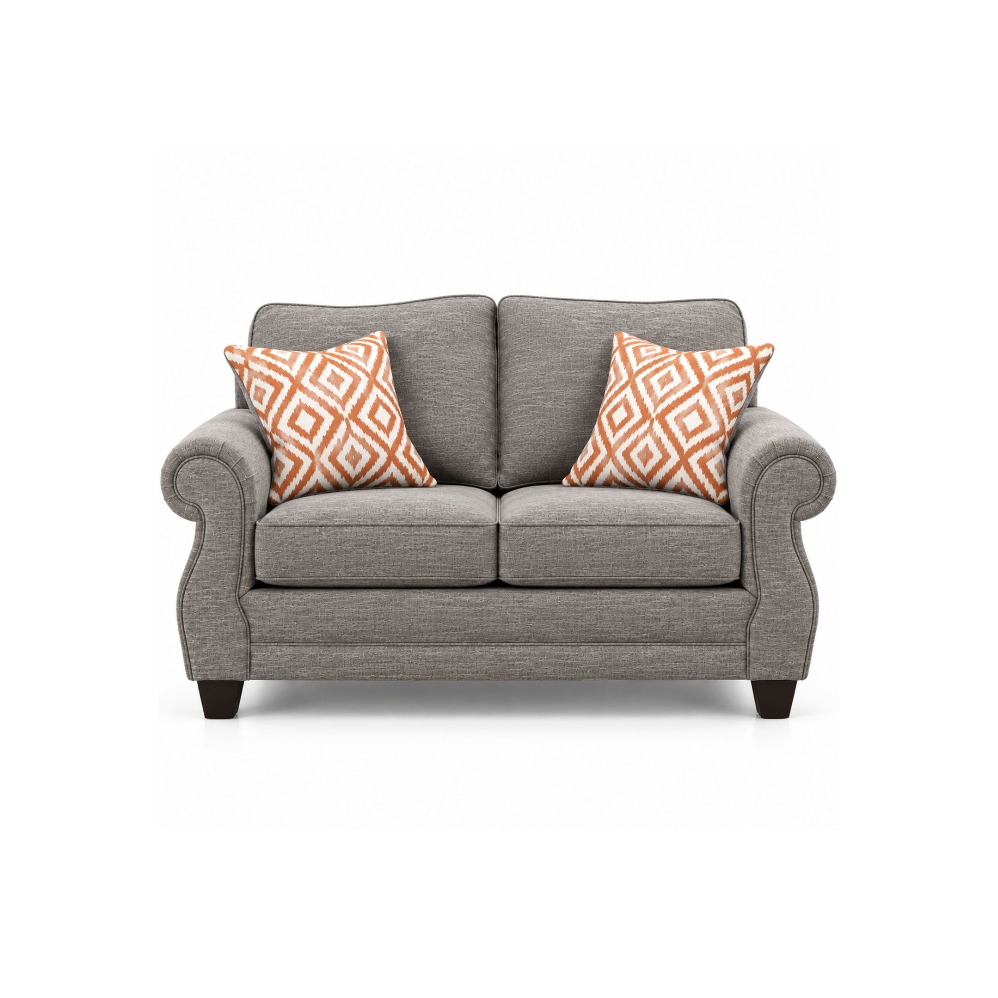 Canadian-made Kingston Loveseat in Grey