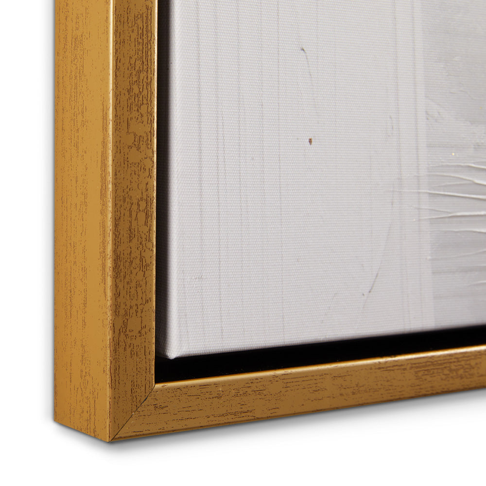 WALL ART White/ Black/Gold.