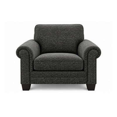 Canadian-made Jeddah Sofa Chair in Dark Grey