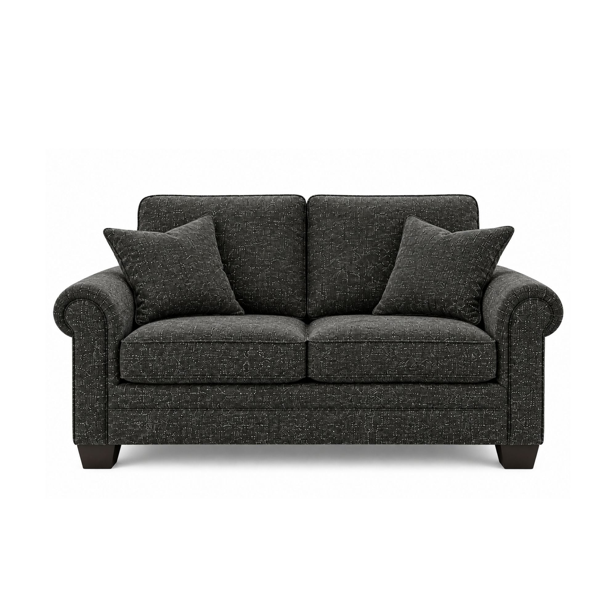 Canadian-made Jeddah Loveseat in Grey